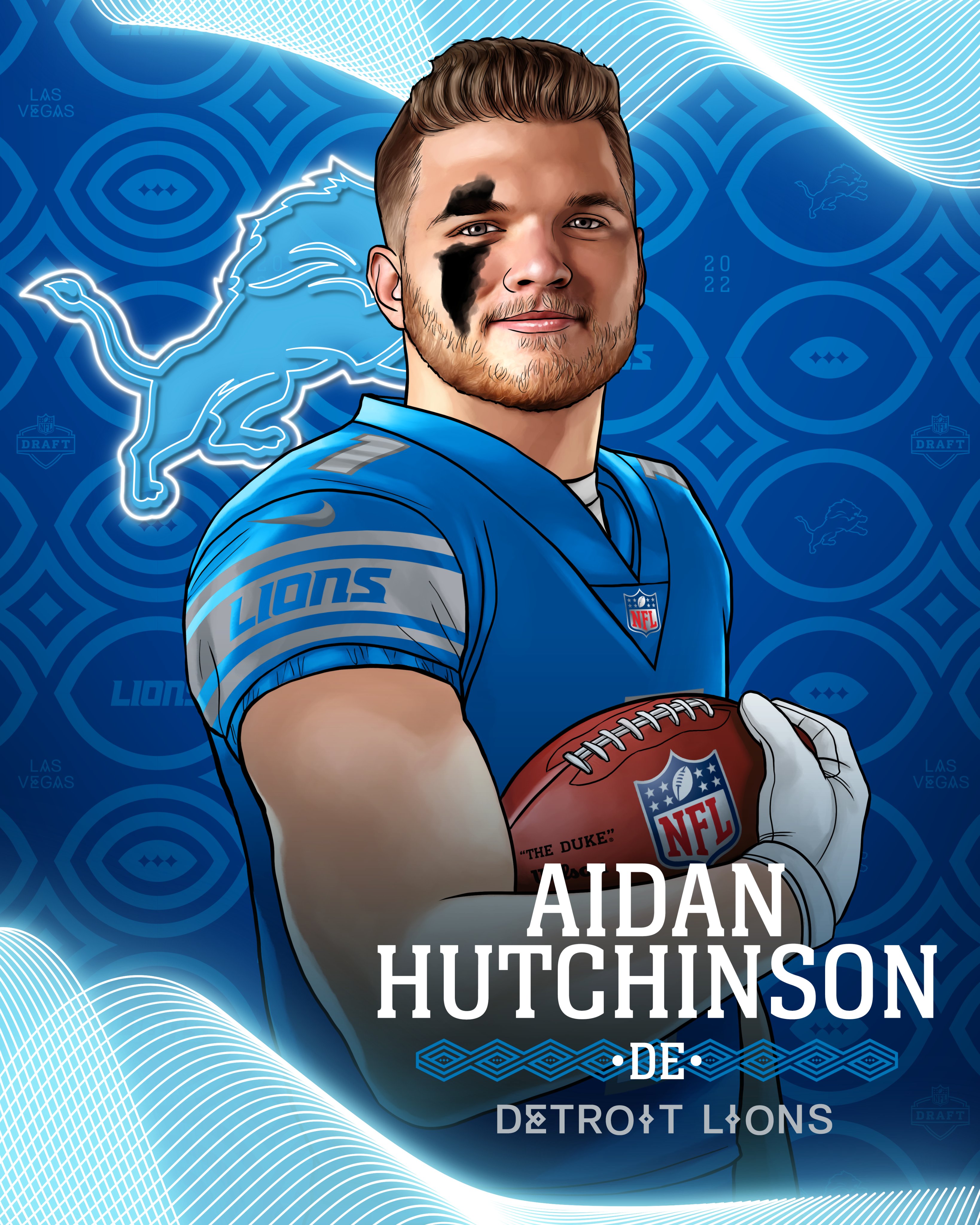 NFL in his home state. Aidan Hutchinson goes No. 2 to the