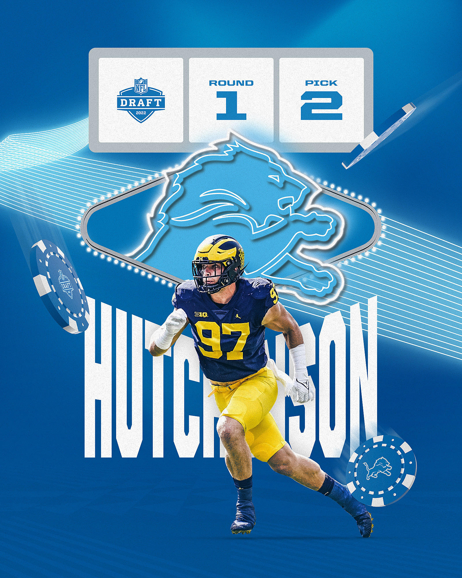 NFL is Butt Hurt Because The Lions Picked Aiden Hutchinson So Fas
