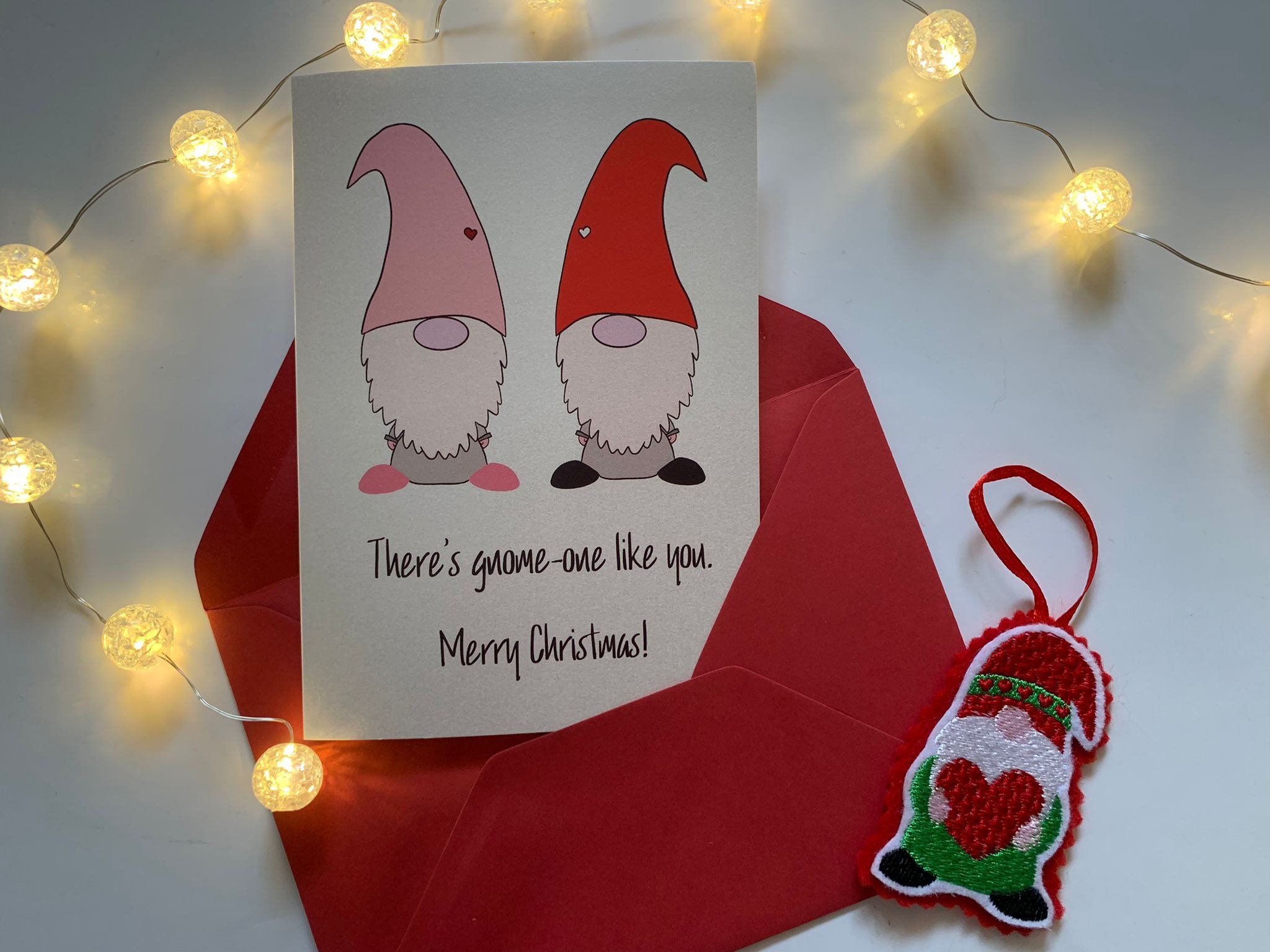 A6 Gnome Christmas Card/ Gonk Card/ Merry Christmas Card