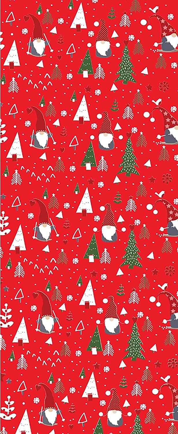 Nordic GONK Red Christmas Gnomes and TreesChristmas Glick Tissue Wrap Wrapping Paper x 4 Sheets, Amazon.co.uk: Stationery & Office Supplies