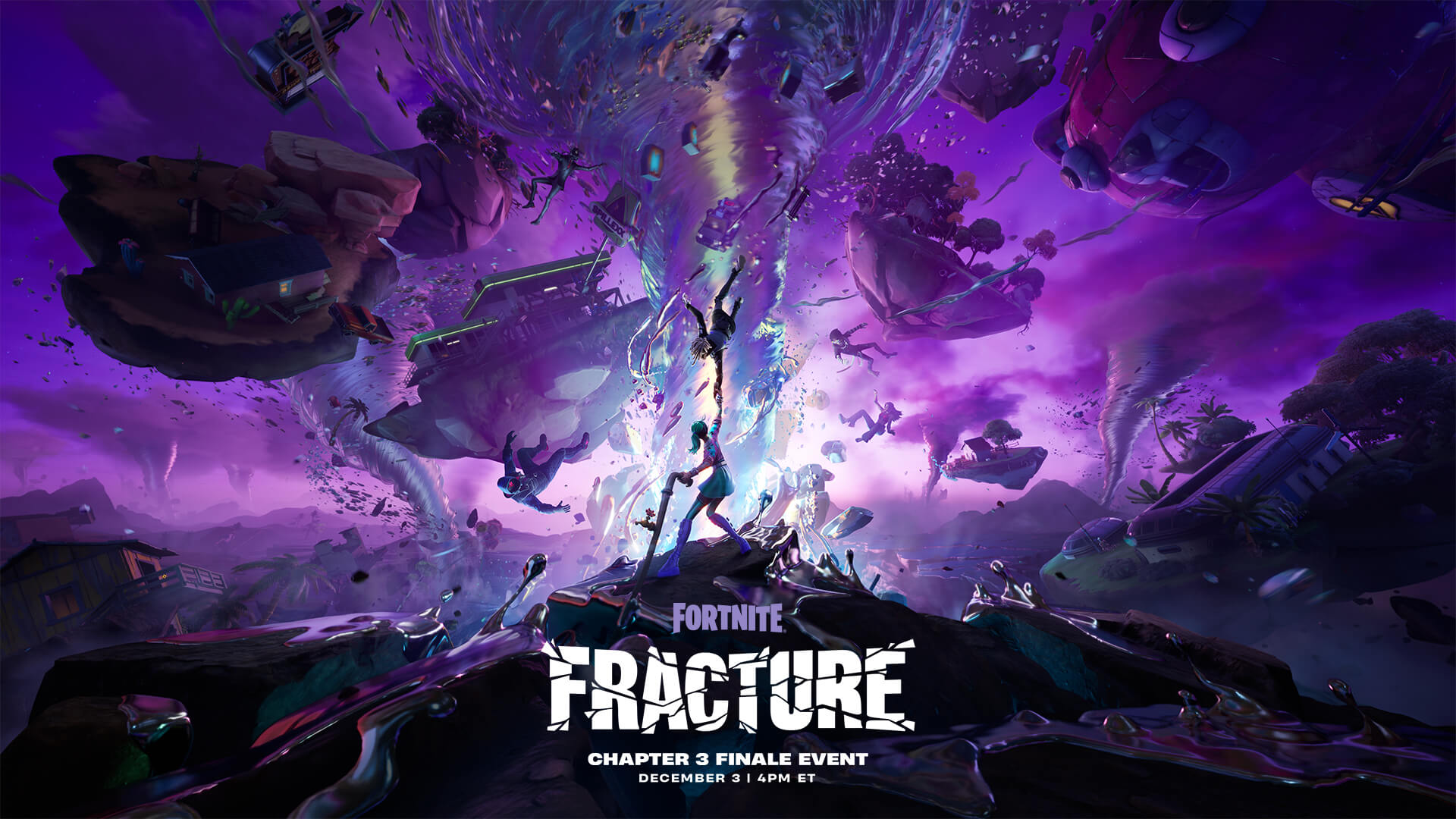 Play the Fortnite “Fracture” Chapter 3 Finale Event on December 3