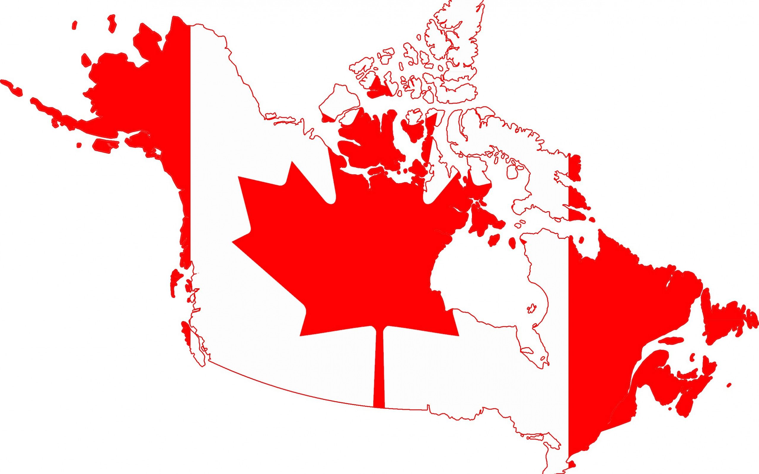Canada Map Wallpaper