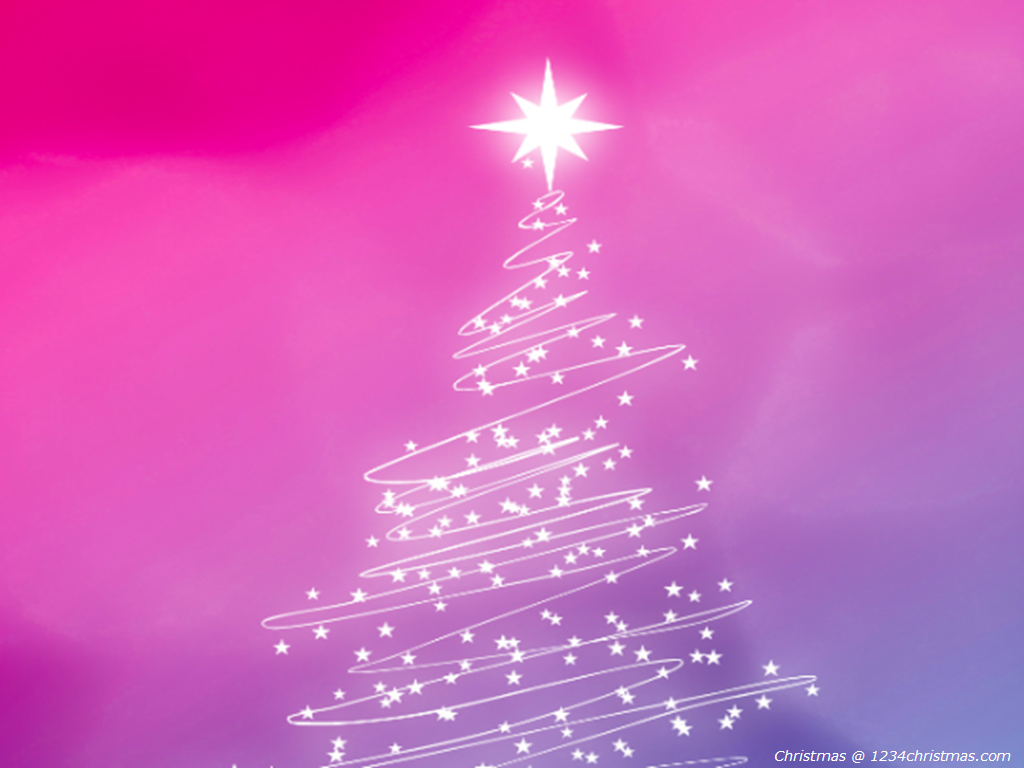 Pink Christmas Tree Wallpaper Free Pink Christmas Tree Background