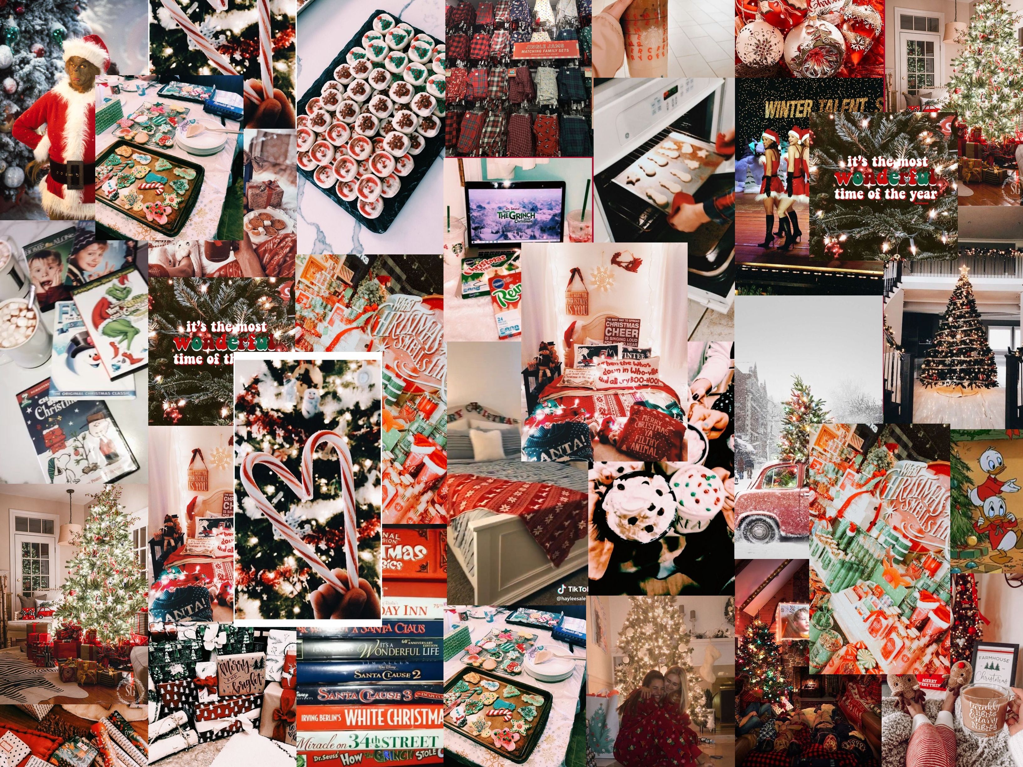 Christmas wallpaper collage. Winter wallpaper, Christmas wallpaper, Cosy christmas