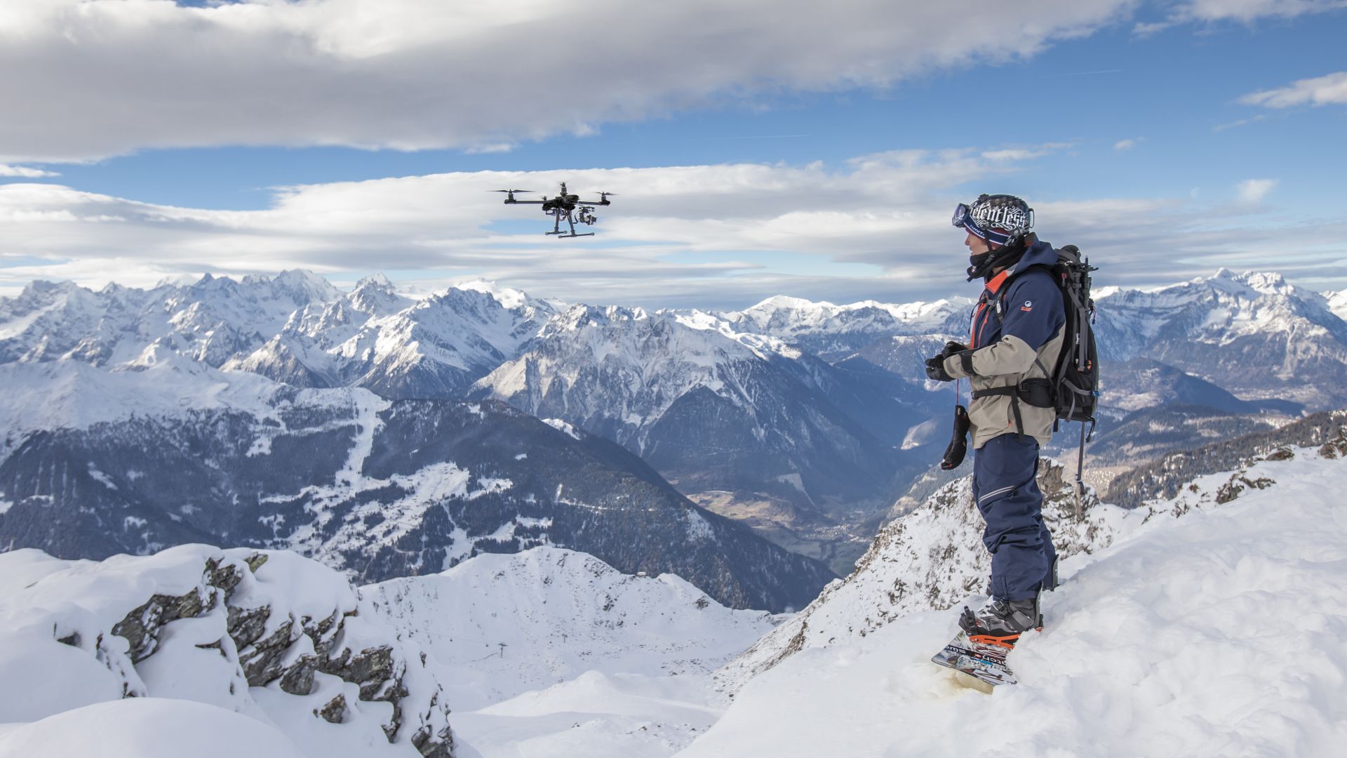 Wallpaper Hexo +, GoPro, Test, Winter, Hi Tech