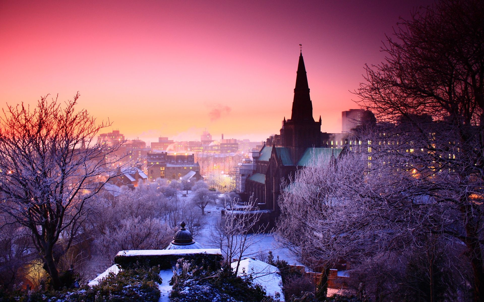 Winter Architecture /winter Architecture/. Glasgow Cathedral, Scotland Wallpaper, Best Of Scotland