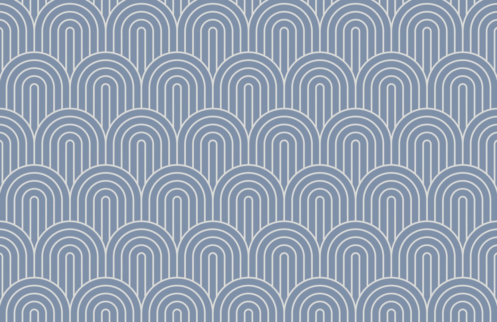 Blue Geometric Infinite Loop Stripe Wallpaper