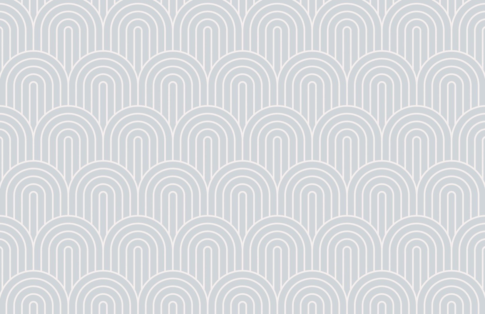 Gray Geometric Infinite Loop Striped Pattern Wallpaper