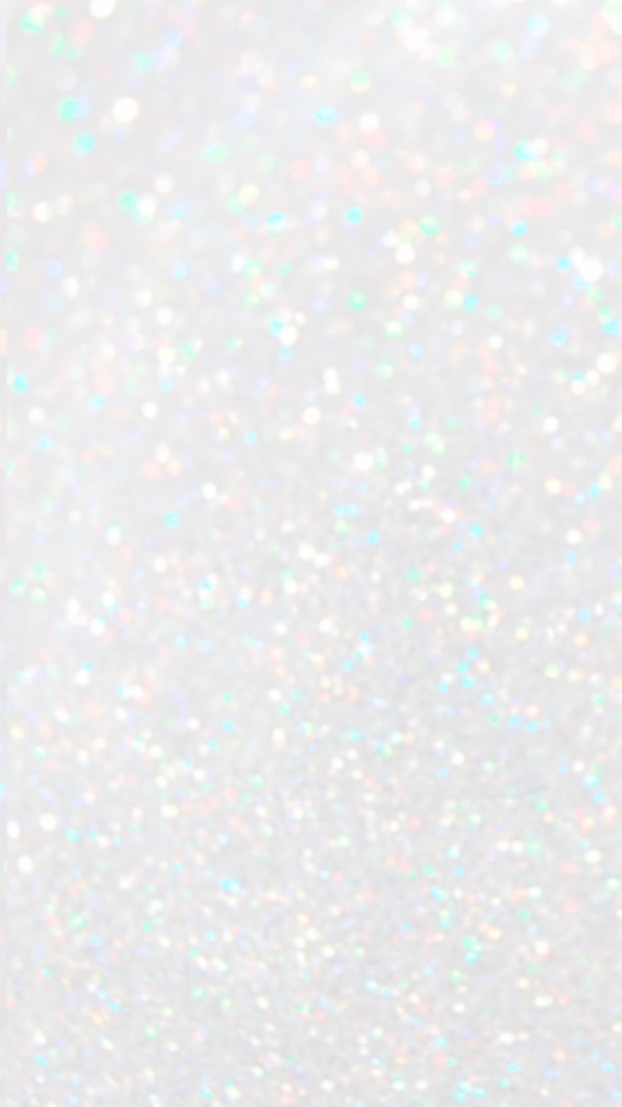 White Glitter Sparkles Wallpaper