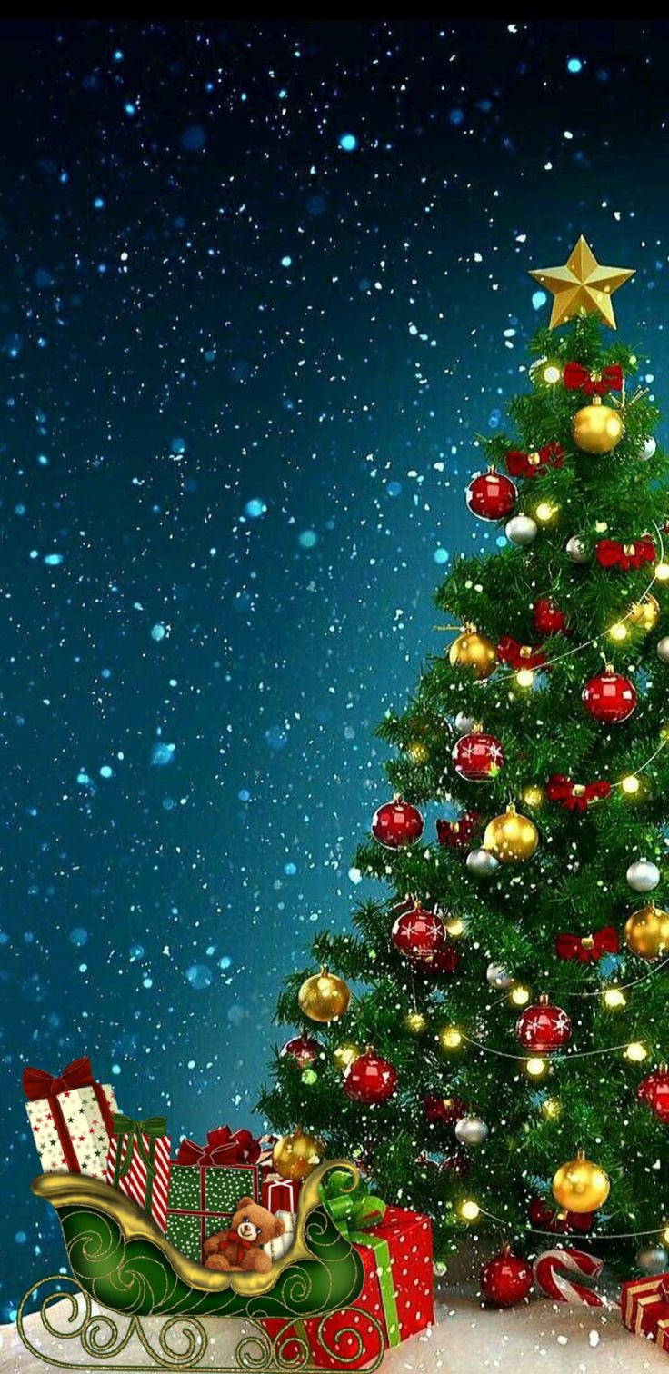 Christmas. Christmas graphics, Christmas tree wallpaper, Christmas scenes