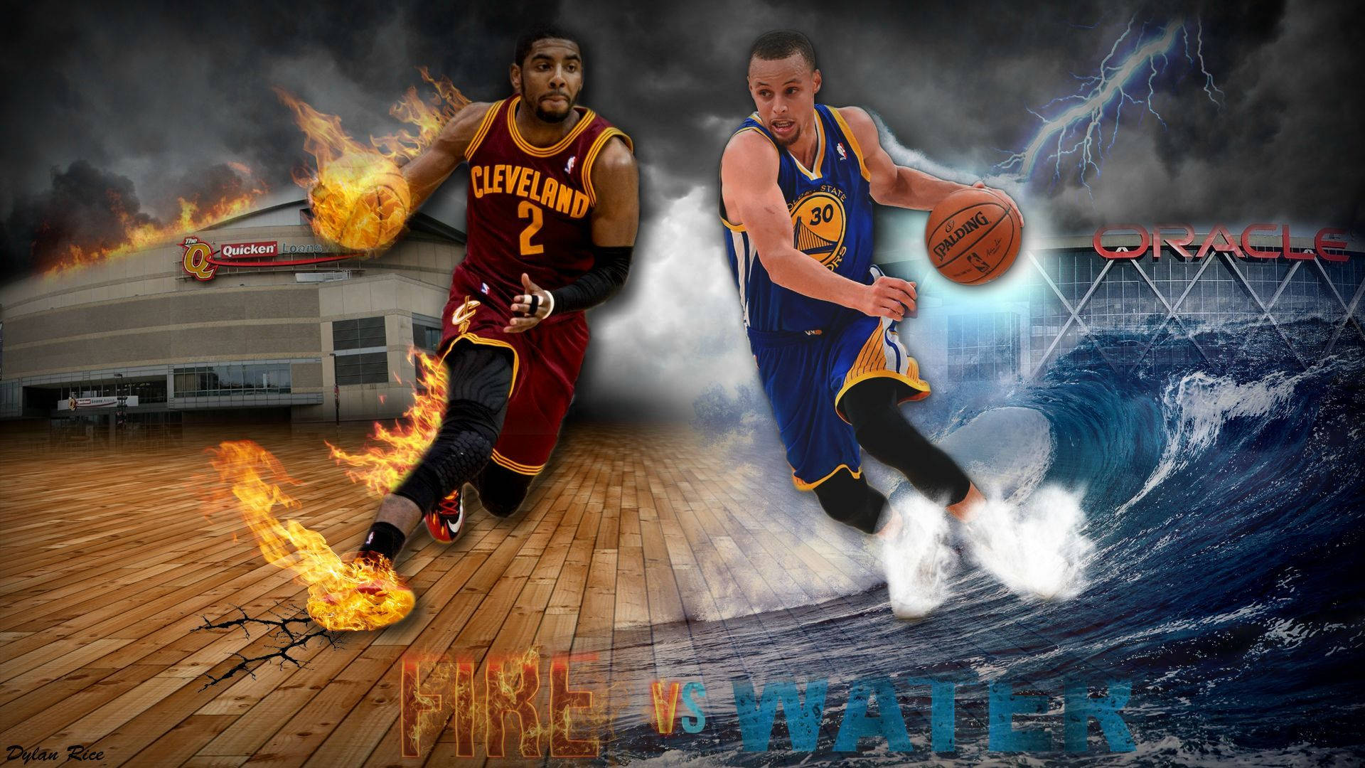 Download Kyrie Irving And Stephen Curry Wallpaper