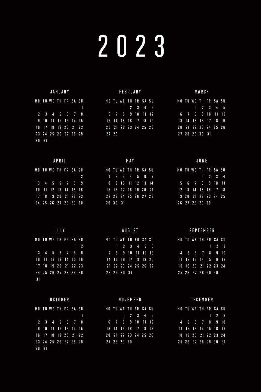 Year calendar 2023
