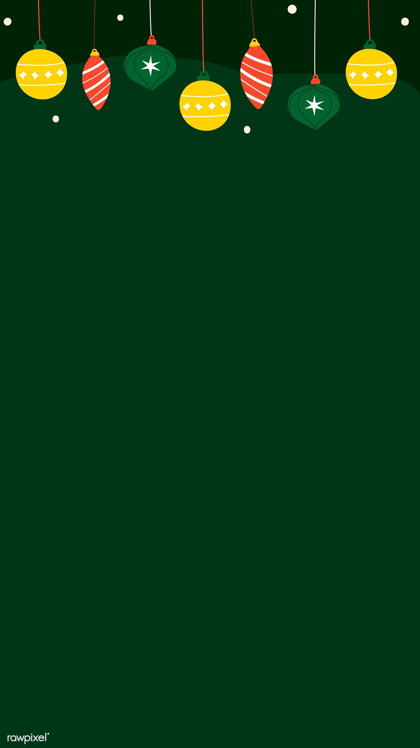 Dark green Christmas frame mobile wallpaper vector / Toon. Christmas frames, Christmas wallpaper, Christmas background