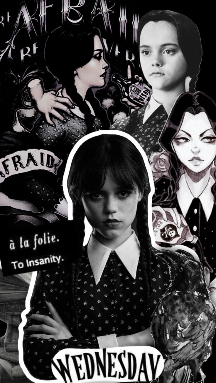 Wednesday Addams wallpaper for phone