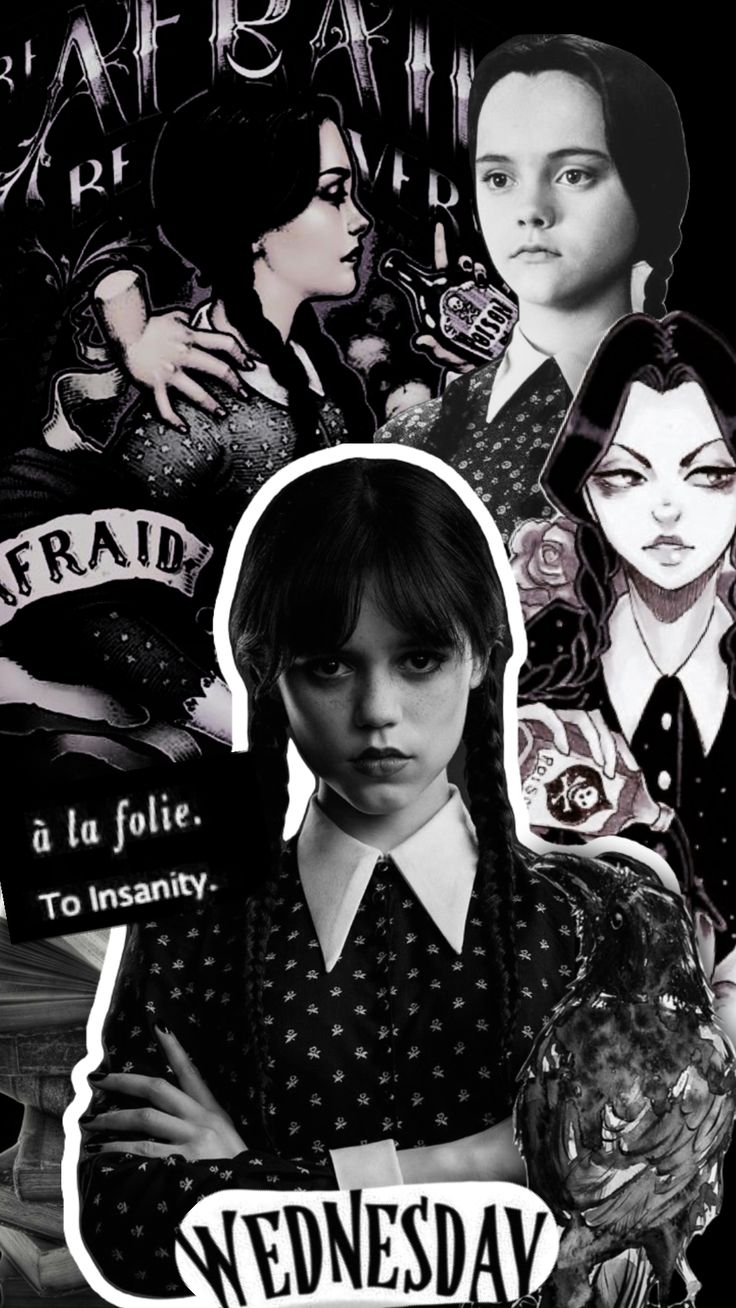 Wednesday Addams Desktop Wallpaper - EnWallpaper