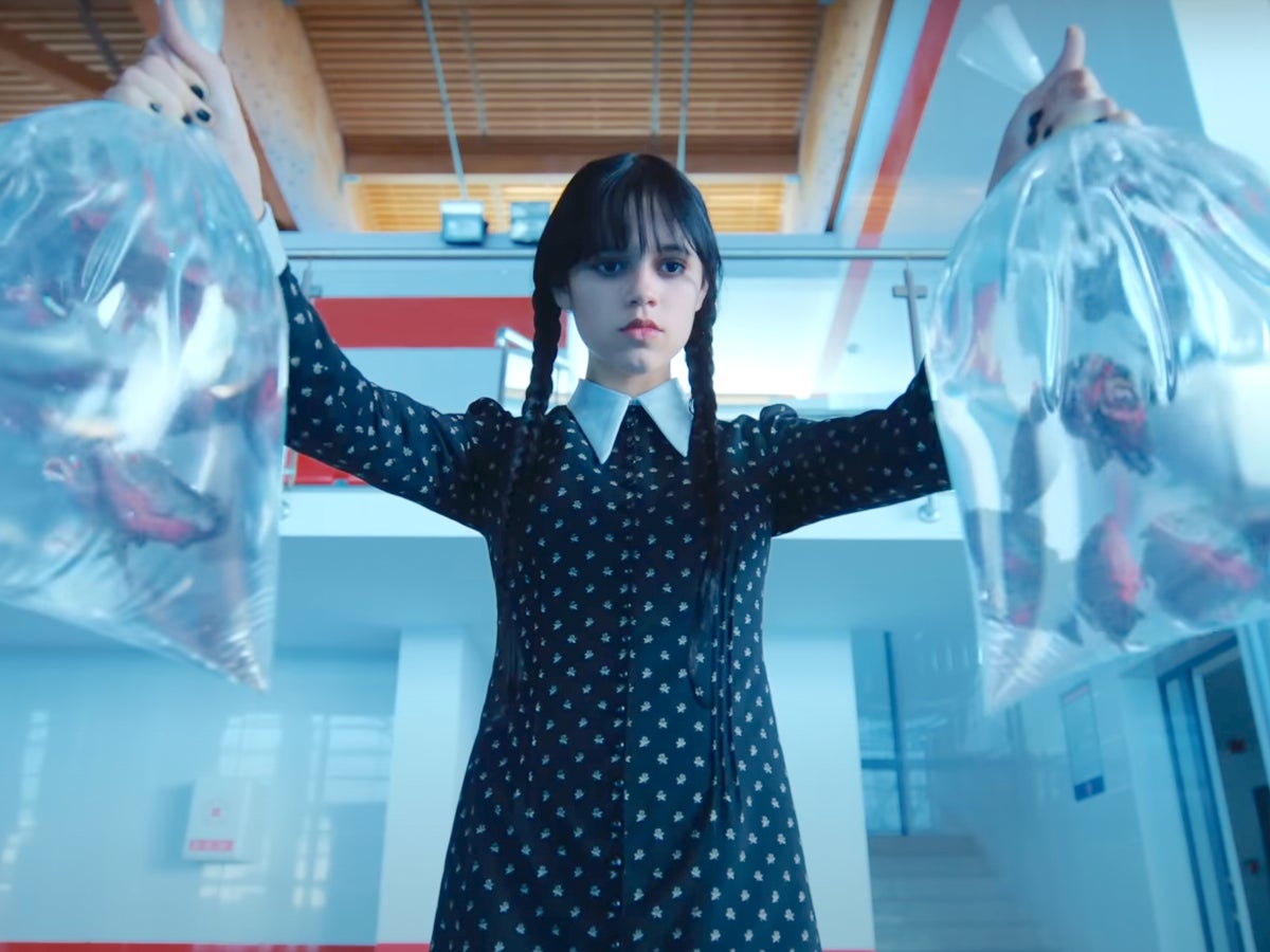 Wednesday Trailer: Jenna Ortega Yields Bags Of Piranhas In Tim Burton's Addams Family Spin Off