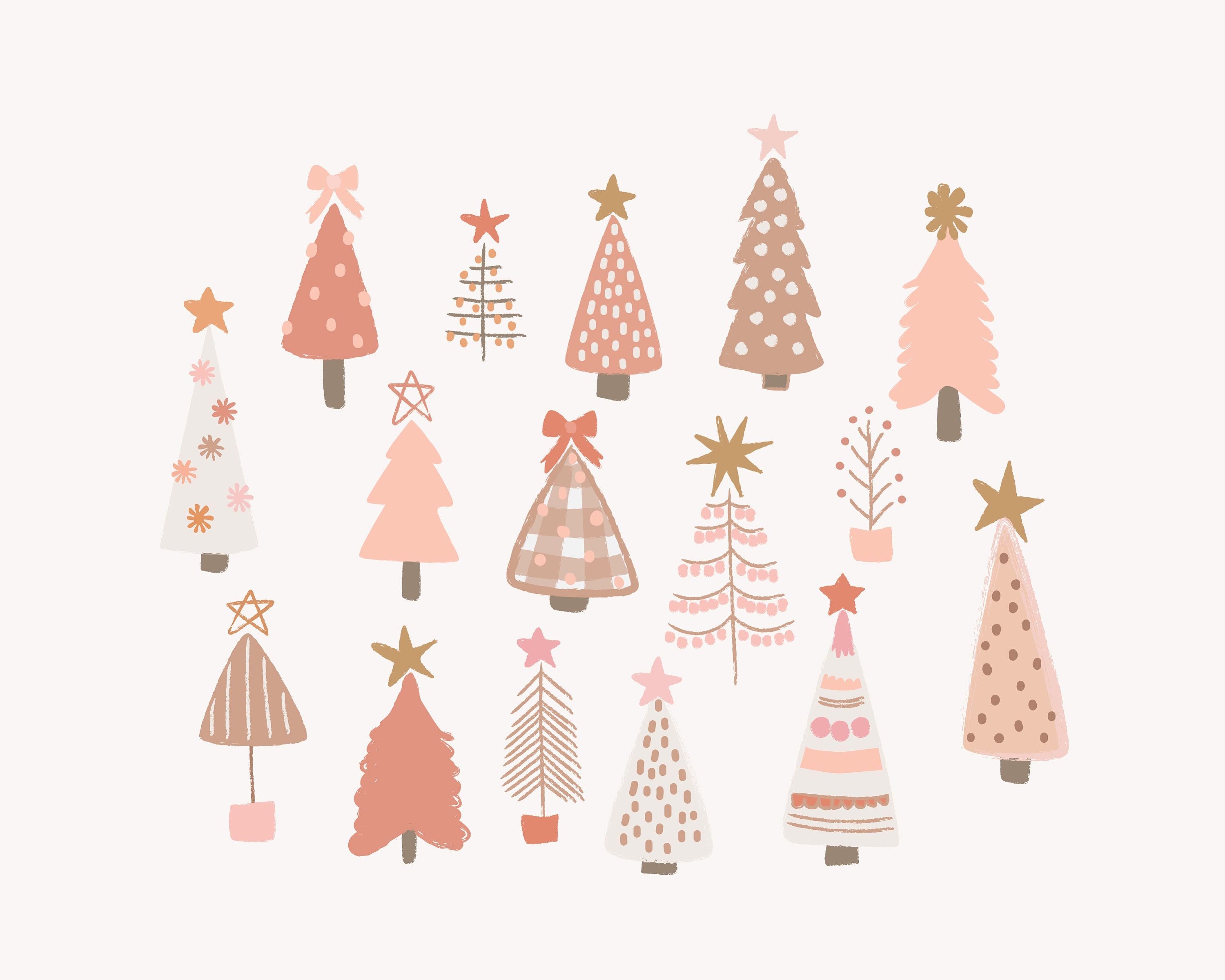 Neutral Christmas Fabric Wallpaper and Home Decor  Spoonflower