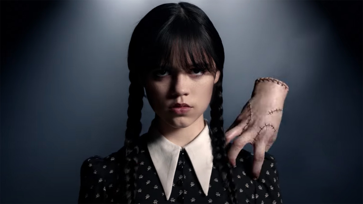 Wednesday Teaser Reveals First Look at Jenna Ortega in Pigtails: Watch