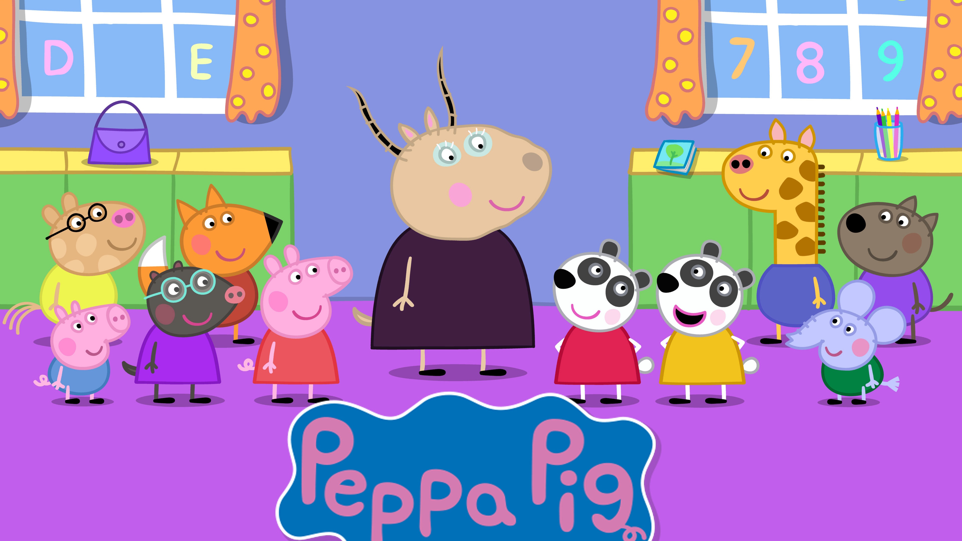 Peppa Pig Wallpaper 4K, Cartoon, TV series, Movies