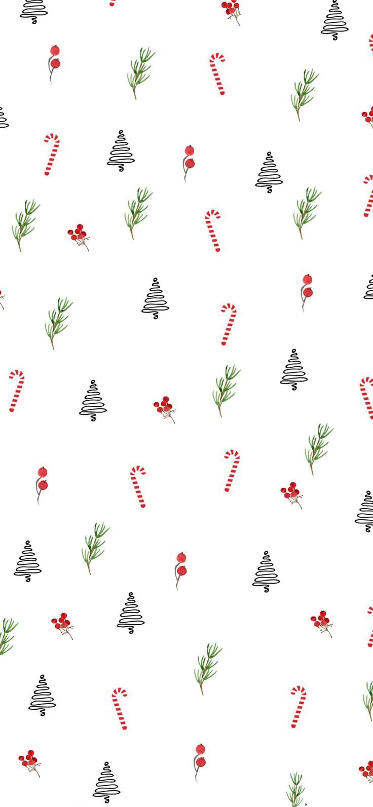 Christmas tree wallpaper iPhone candy cane berries. Christmas phone wallpaper, W. Wallpaper iphone christmas, Christmas phone wallpaper, Cute christmas wallpaper