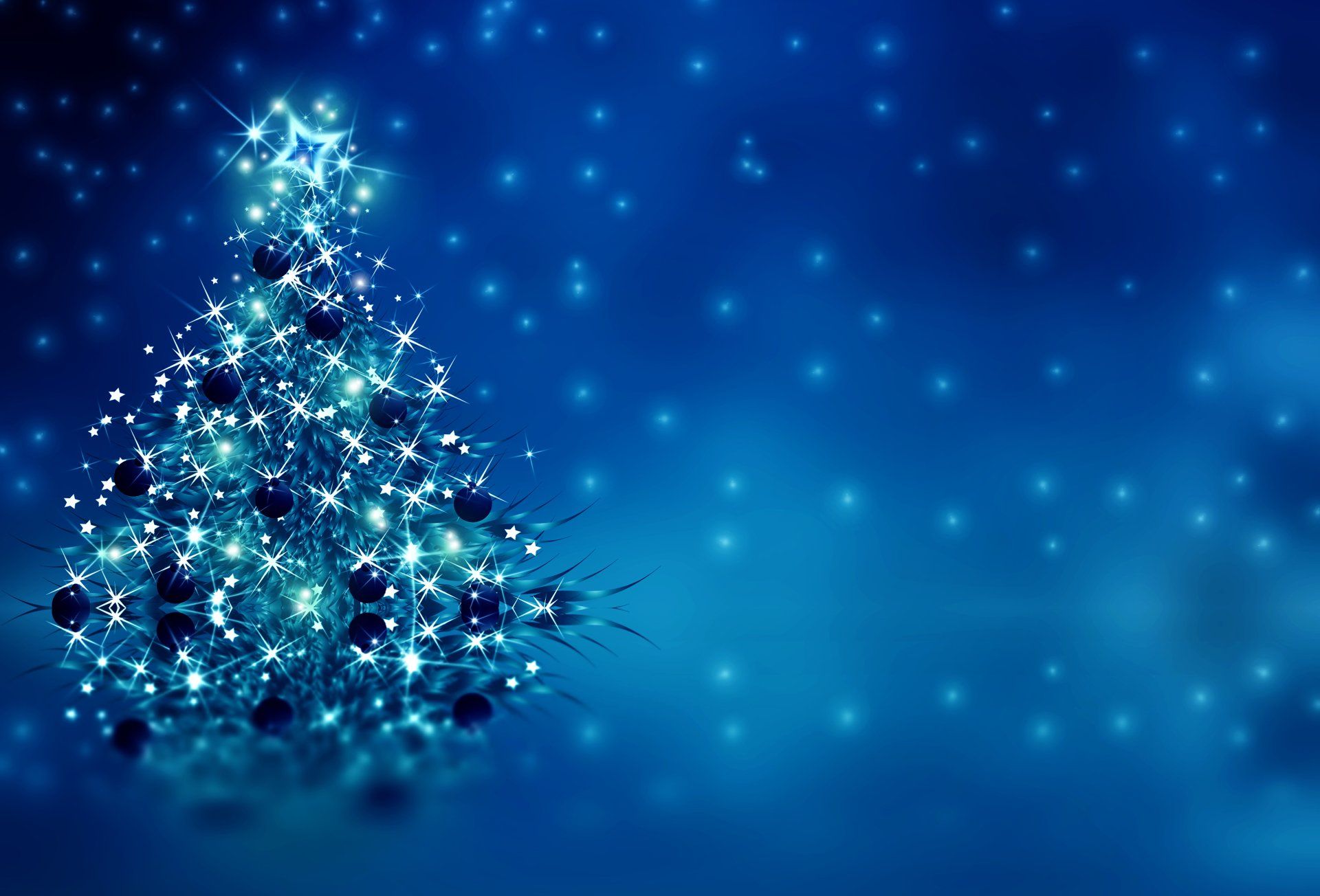 Holiday Christmas Holiday Christmas Tree Blue Silver Sparkles Wallpaper. Christmas tree poster, Christmas background, Blue christmas tree