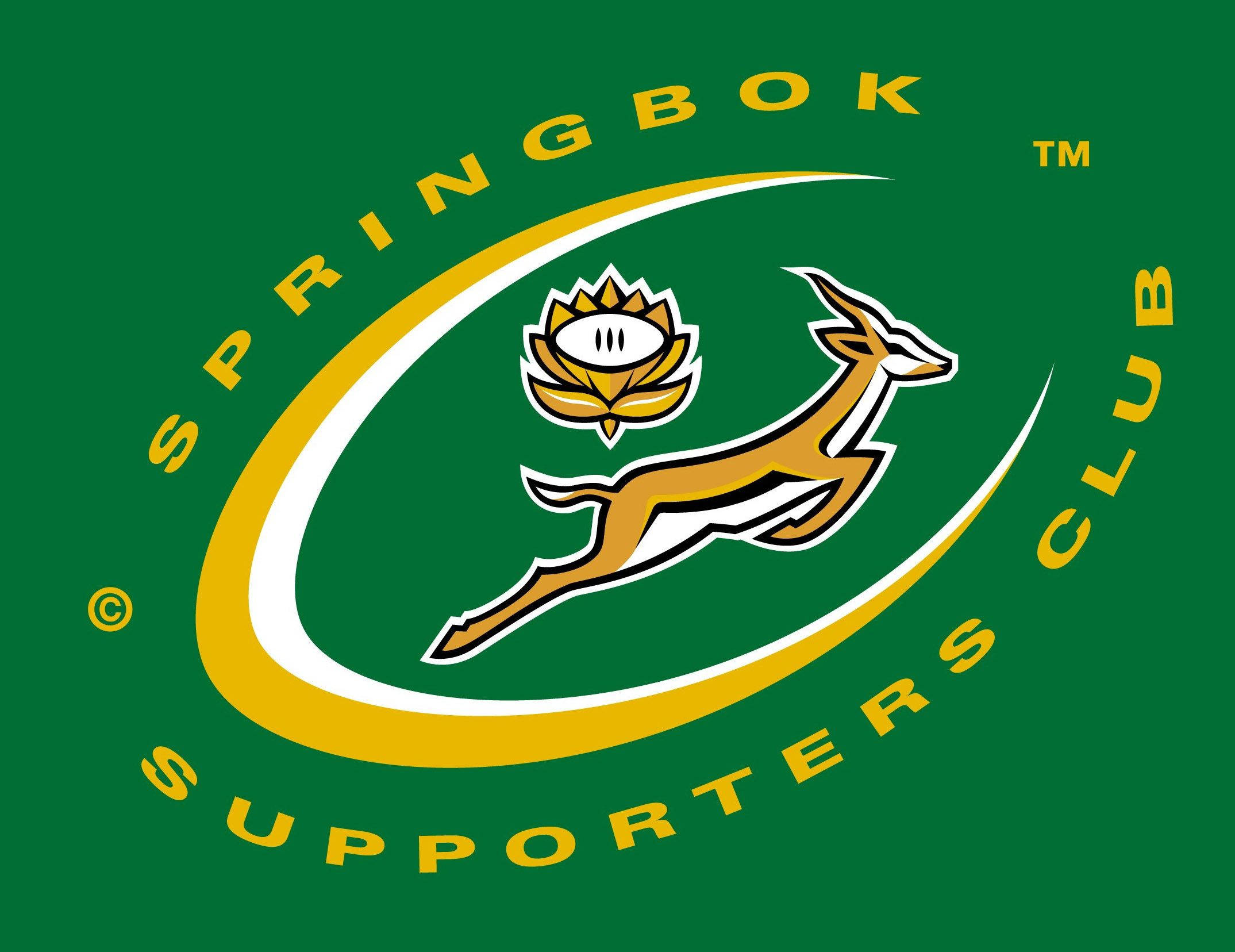 Download Springbok Rugby Supporters Logo Wallpaper