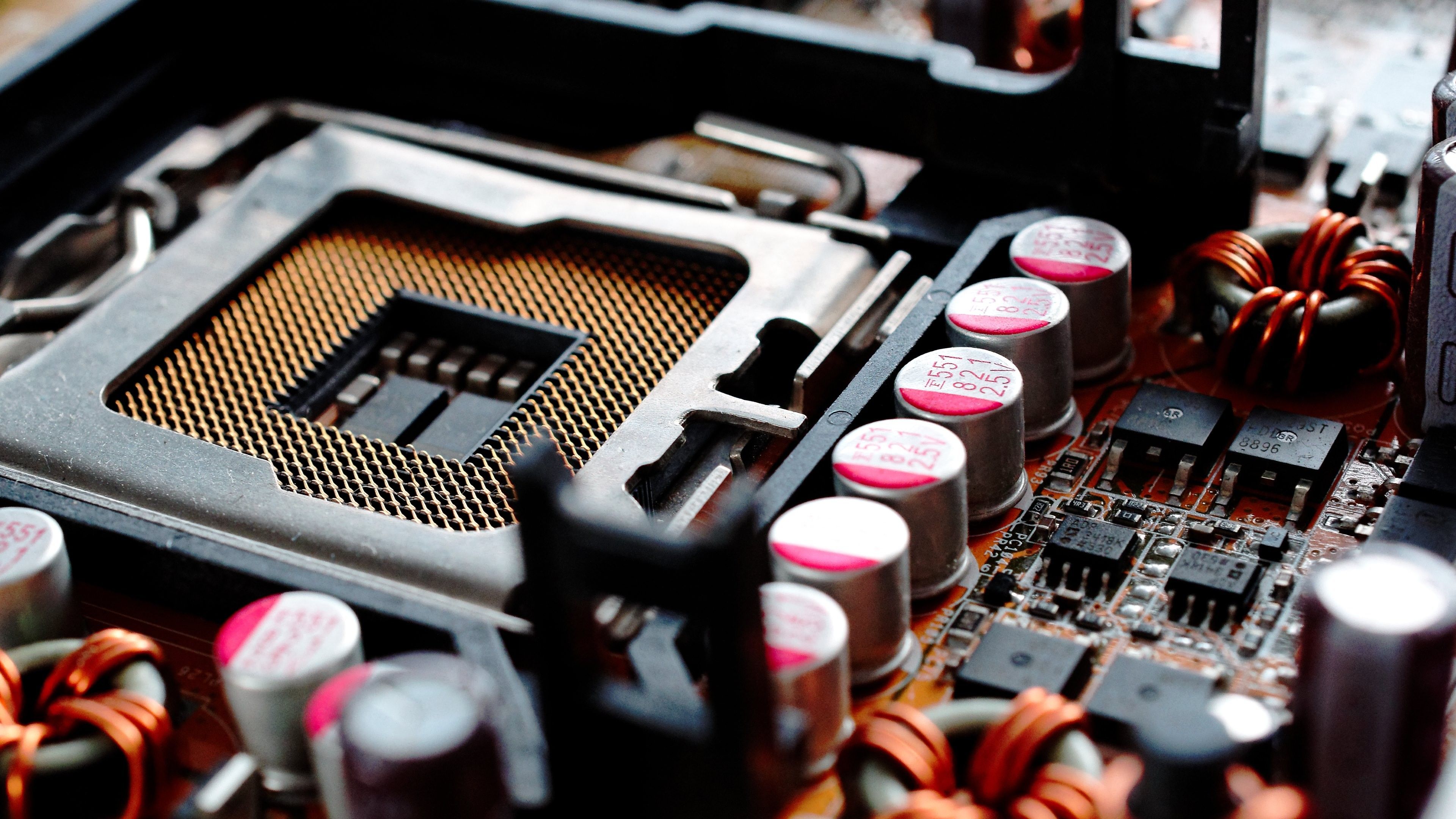 Motherboard CPU Socket Wallpaper. Electronic shop, Motherboard, Cool office gadgets