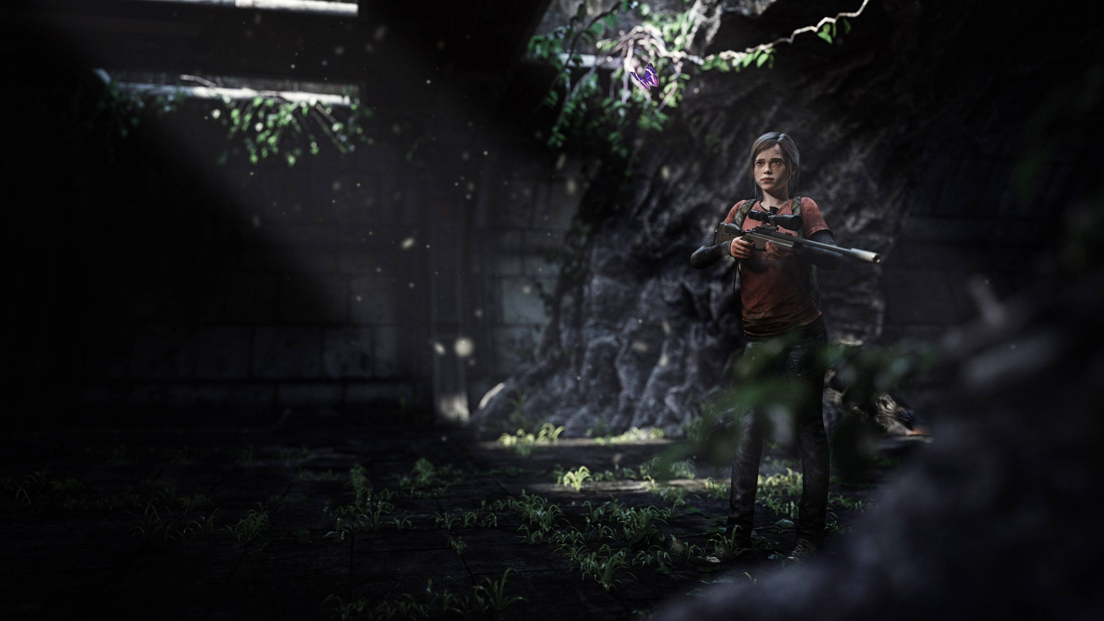 Download Ellie Fight Alone The Last Of Us Wallpaper