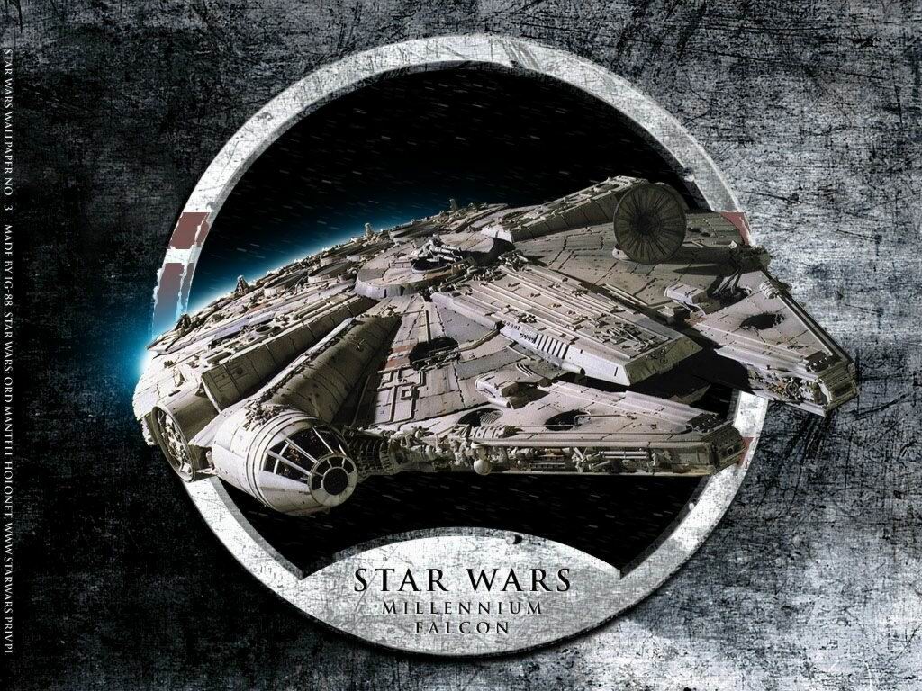 Star Wars Millennium Falcon Wars Wallpaper