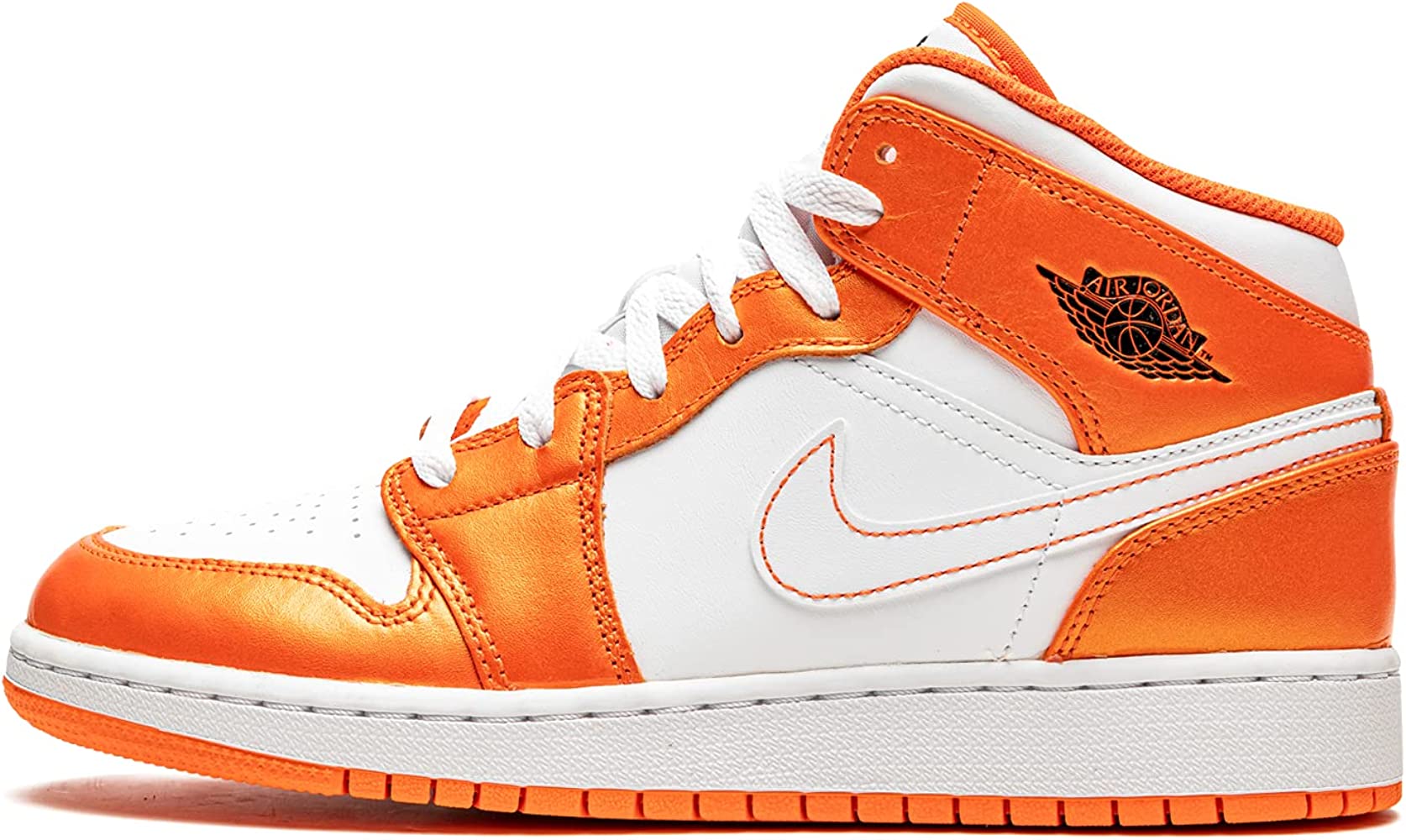white orange jordan 1