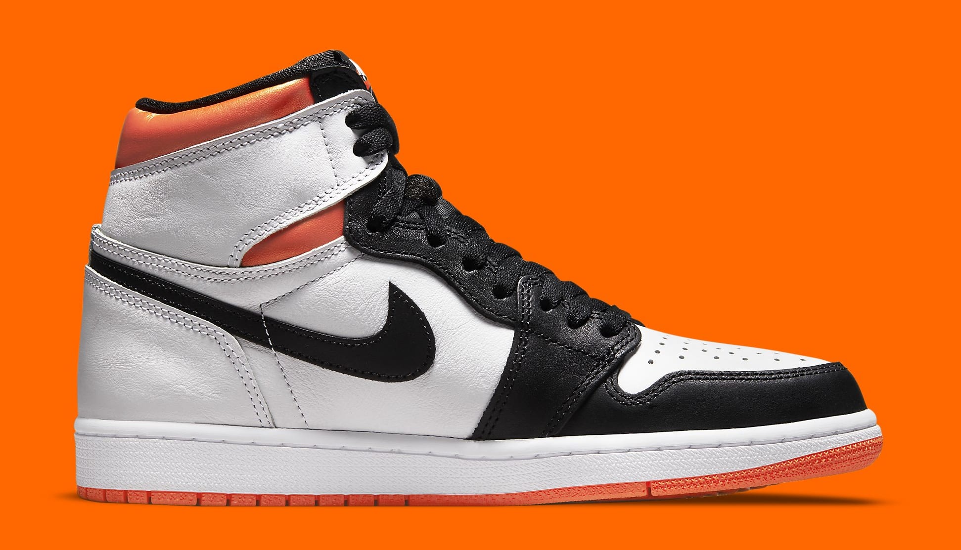 Air Jordan 1 White Orange Black 'Electro Orange' 555088 180 Release Date