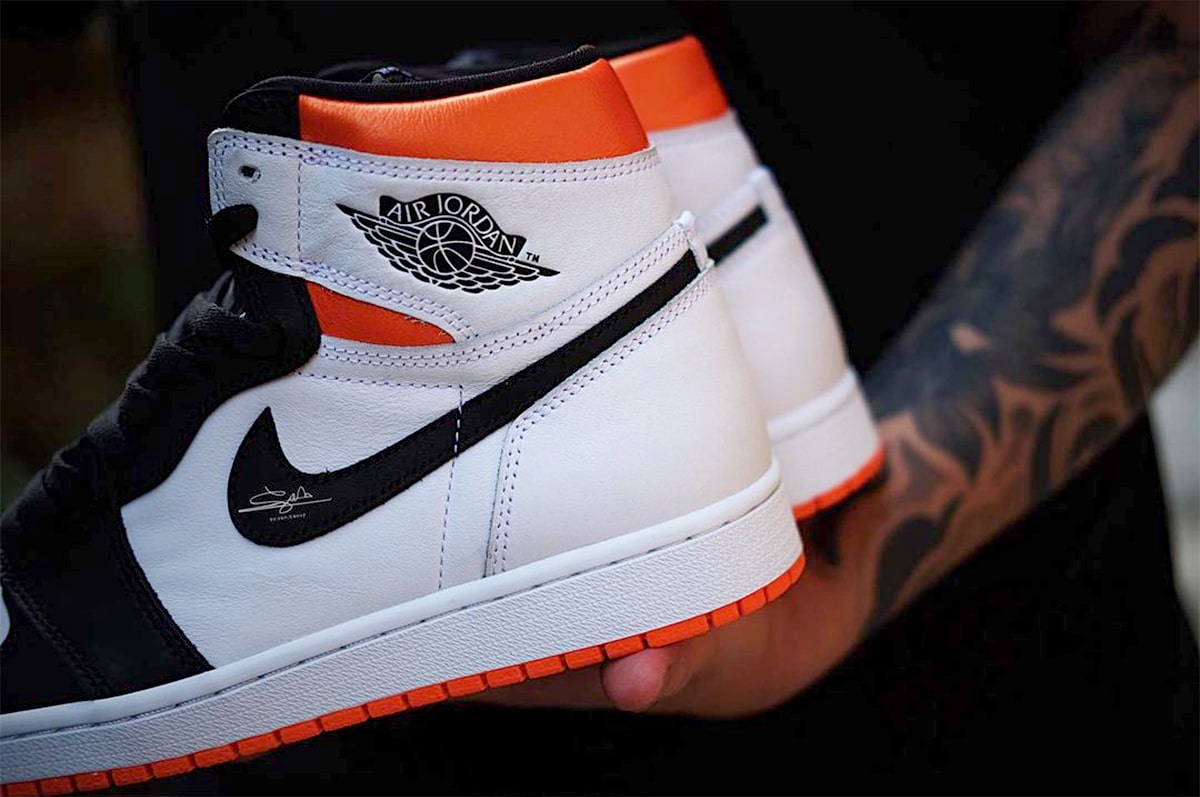 electro orange jordan 1 outfits