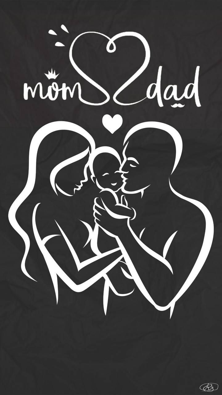 Download Mom Dad wallpaper by Randhir063 now. Browse millions of popular. Whatsapp profile picture, Mom dad tattoos, Mom dad tattoo designs
