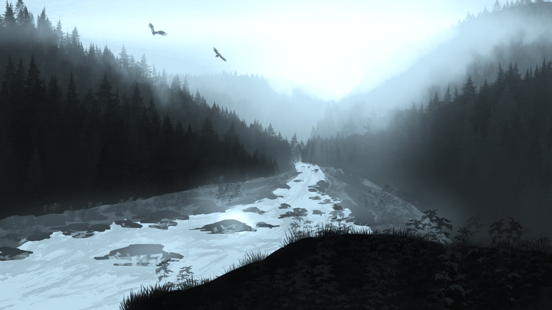 The Foggy River