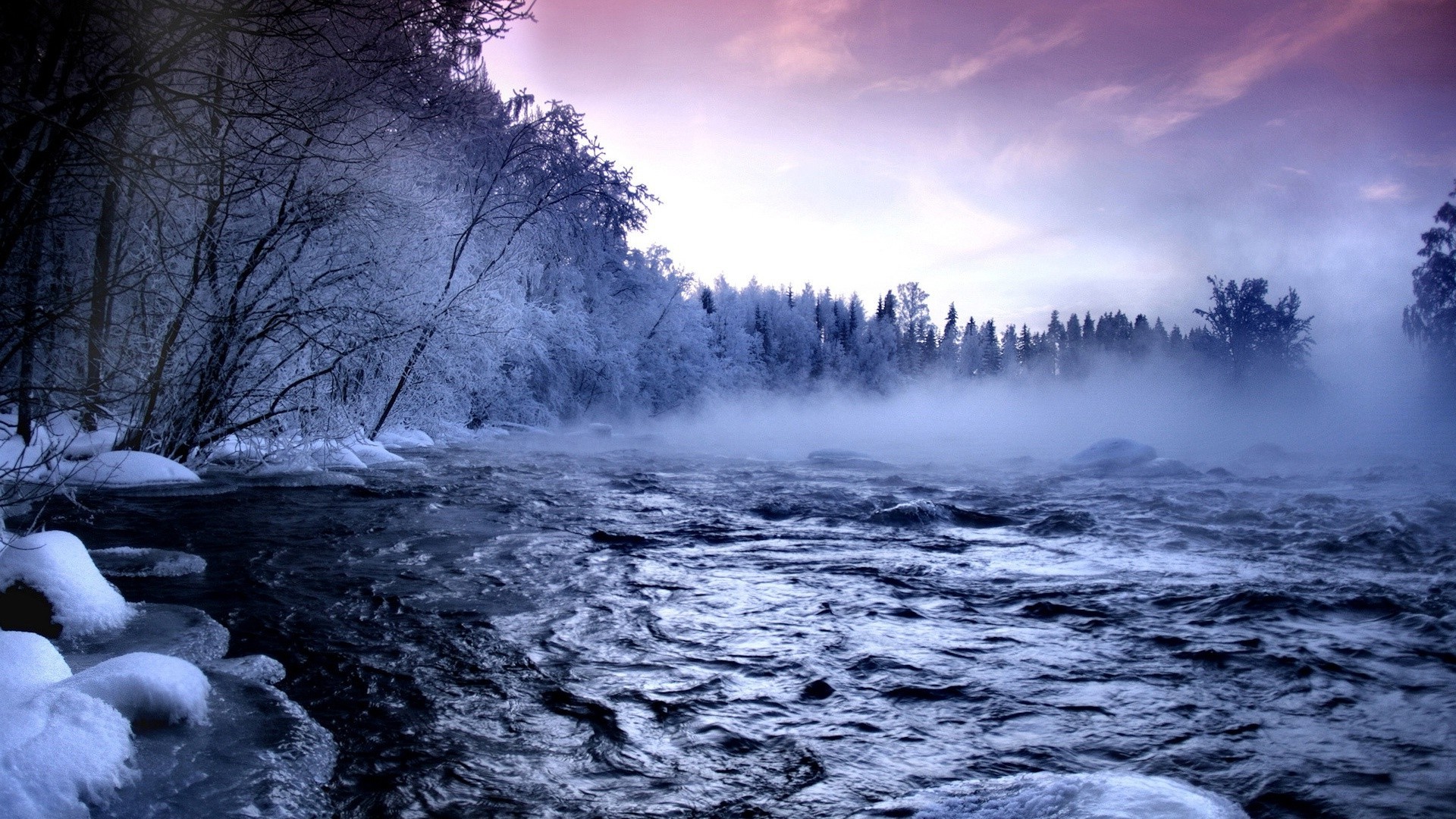 Ice River, High Definition, High Quality, Widescreen