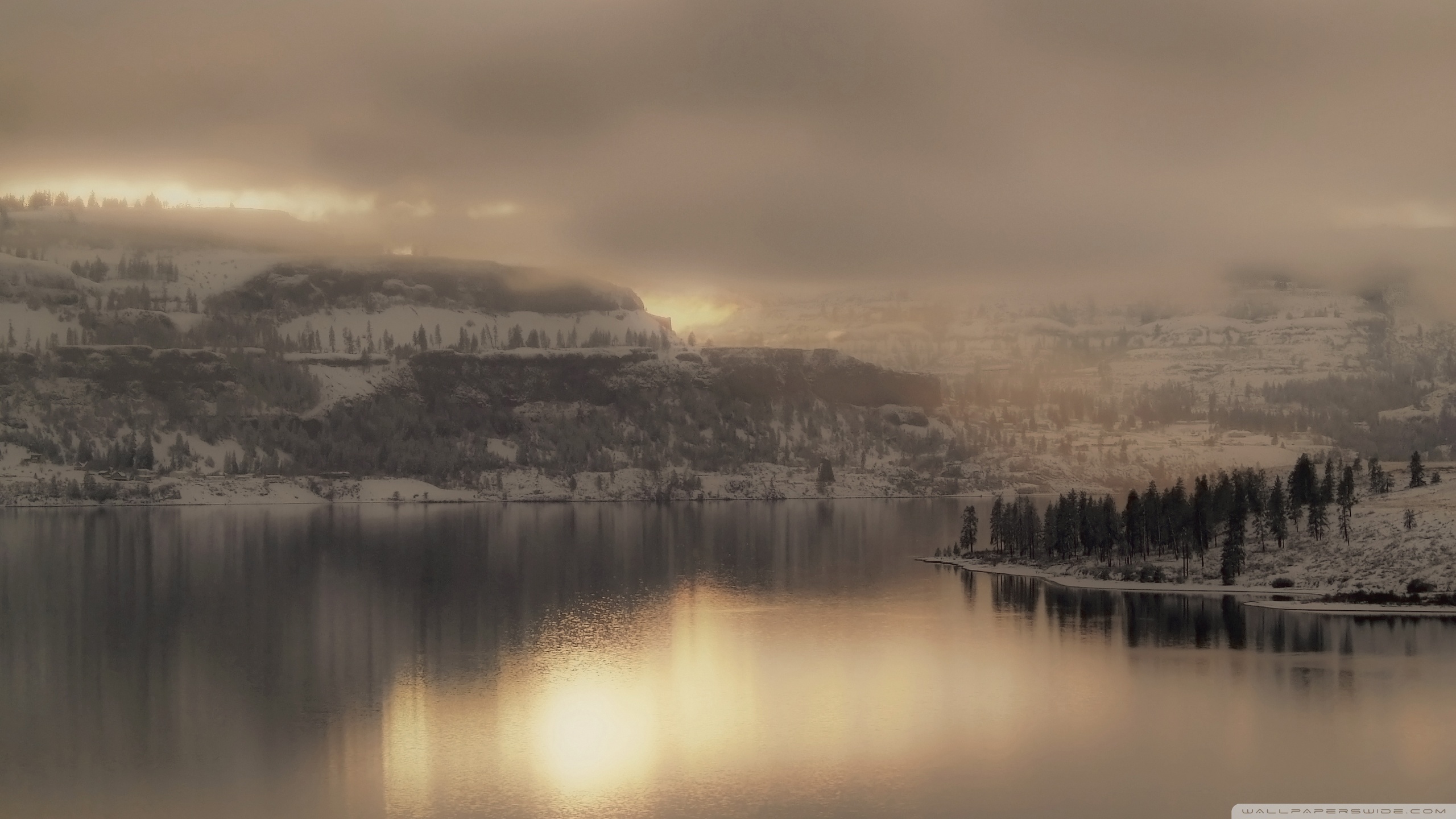 Foggy Winter Ultra HD Desktop Background Wallpaper for 4K UHD TV, Multi Display, Dual Monitor, Tablet