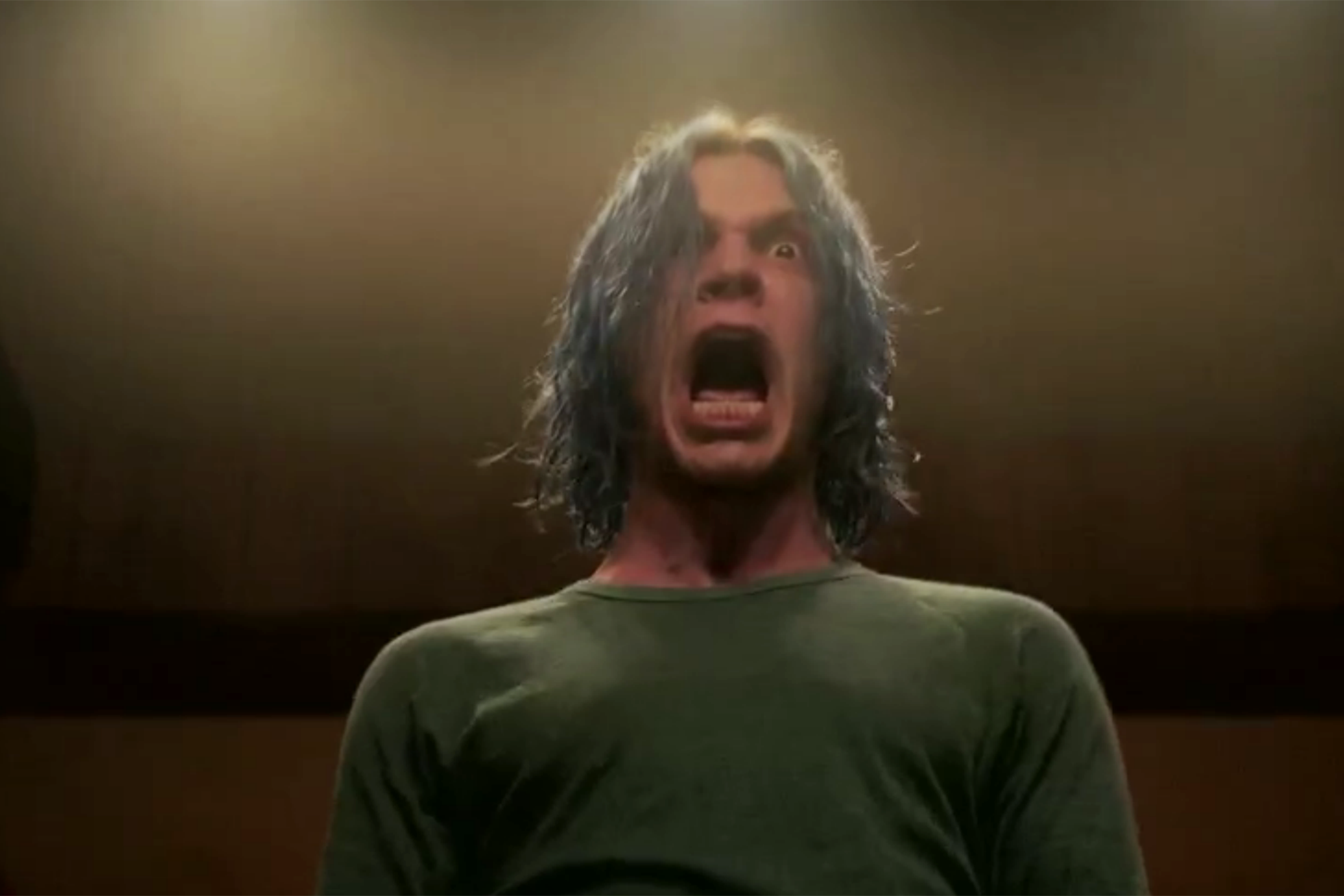 Evan Peters' Best Blue Hair Moments on American Horror Story: Roanoke - wide 3