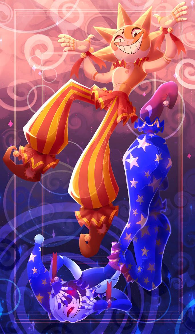 FNAF Sun And Moon Wallpapers - Wallpaper Cave