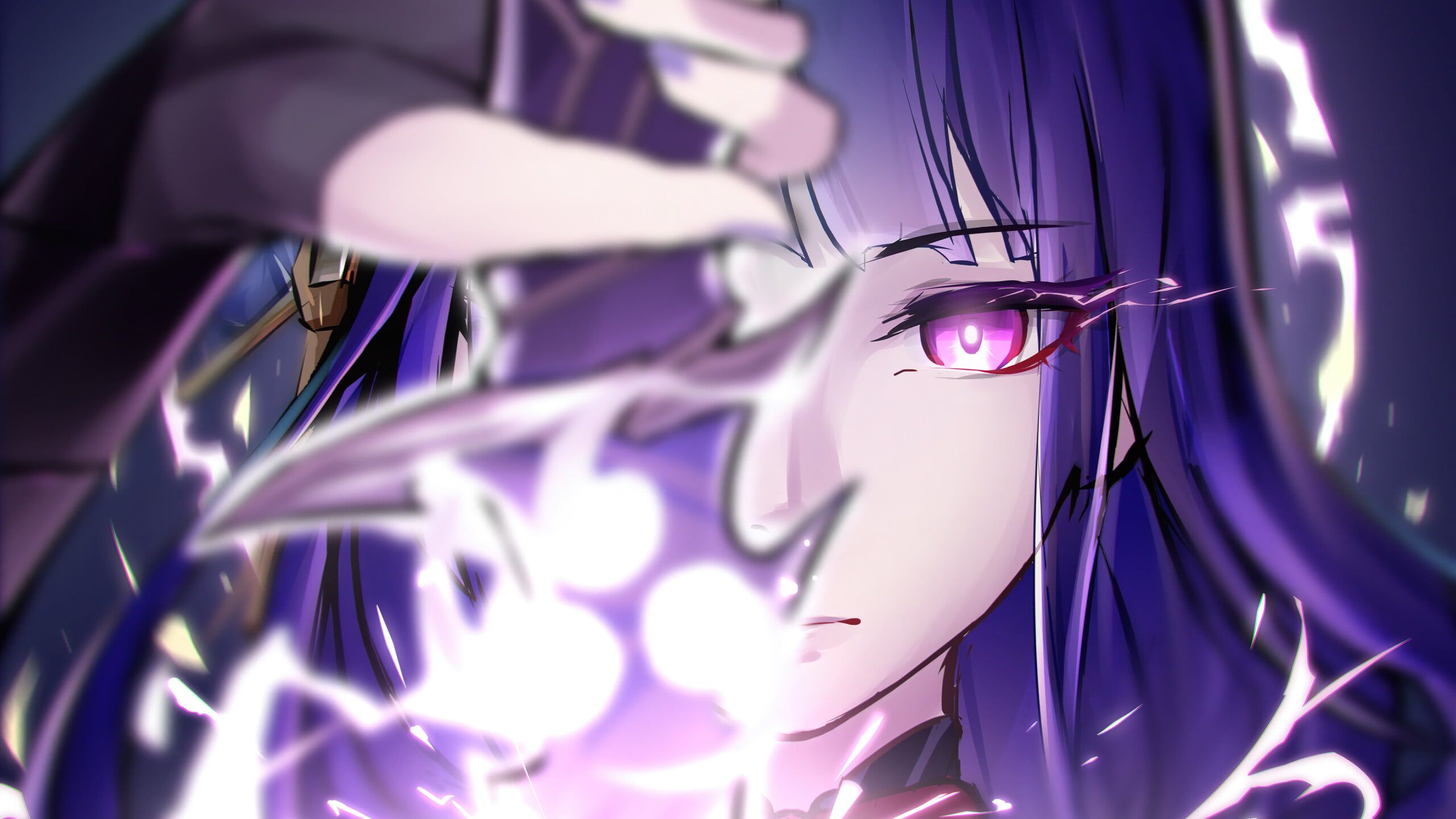 Genshin Impact Raiden Shogun (Genshin Impact) K #wallpaper #hdwallpaper #desktop в 2022 г. Самурайское искусство, Обои, Фэнтези