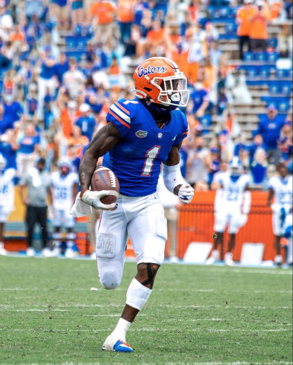 Kadarius Toney is a threat. Love him at Florida. Can't wait for him to play on Sundays. Gators football, Florida state football, Florida gators football