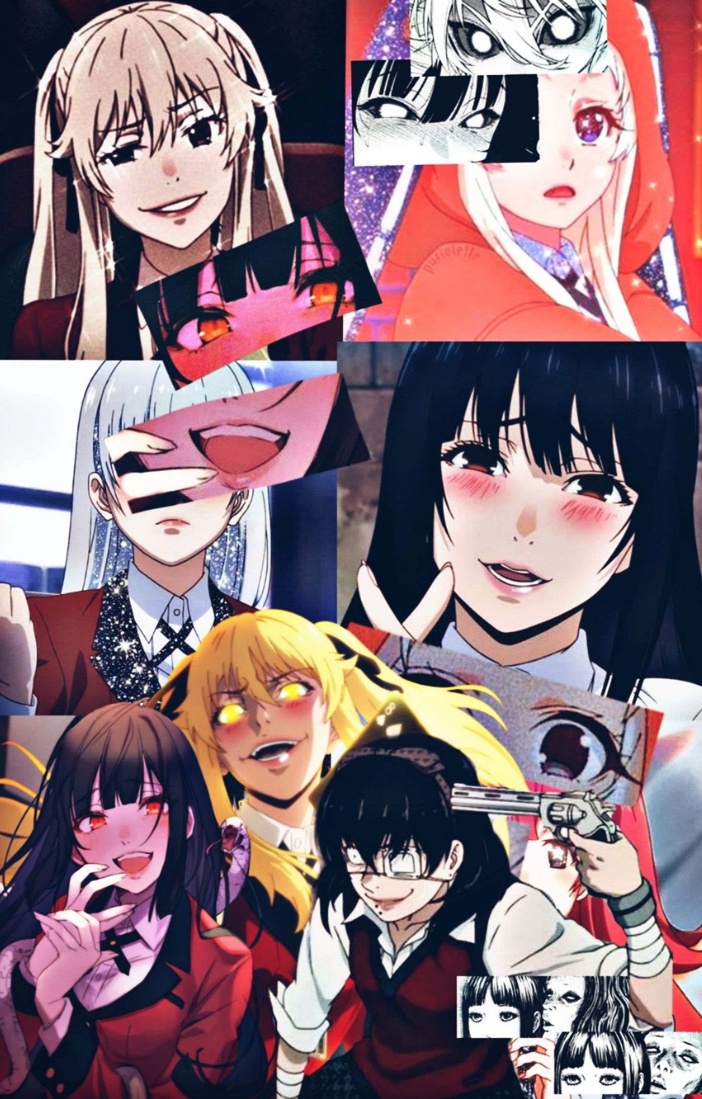 Wallpaper ID 430039  Anime Kakegurui Phone Wallpaper Yumeko Jabami  750x1334 free download