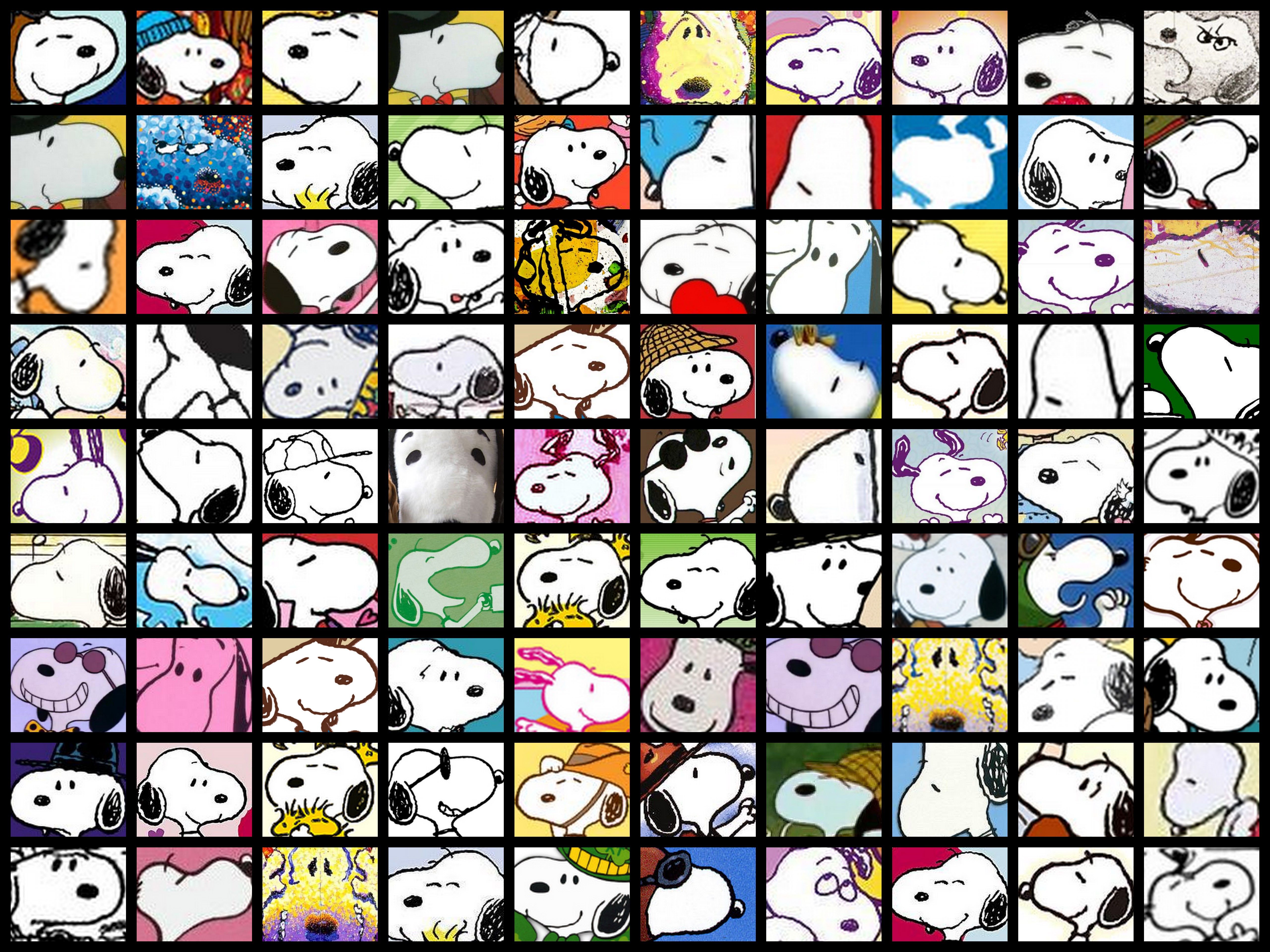 It's Snoopy COLLAGE! Woohoo #Snoopy #Peanuts