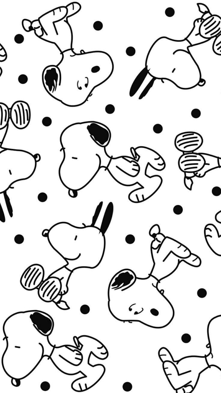 Snoopy Collage Wallpapers - Wallpaper Cave