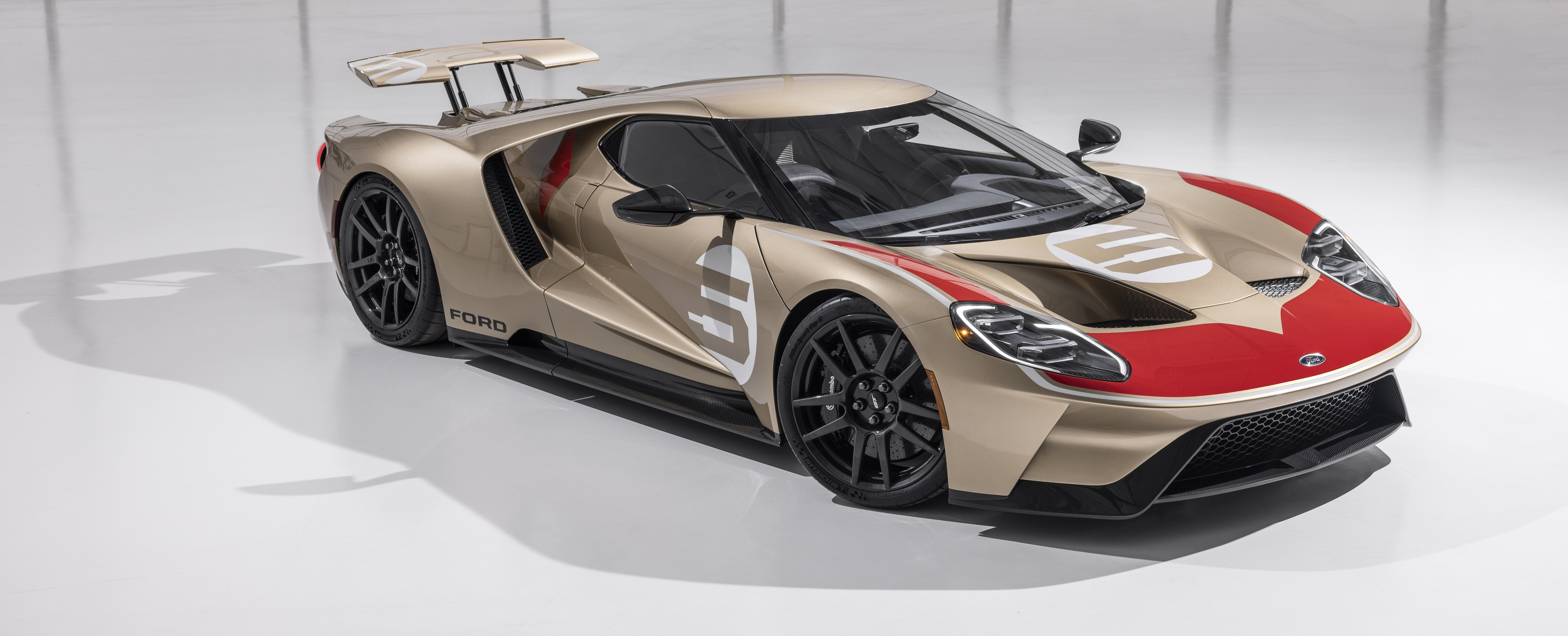 Ford GT Holman Moody Heritage Edition Wallpaper 4K, Ford GT, Supercars, Cars