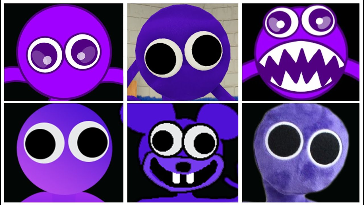 ROBLOX PURPLE RAINBOW FRIENDS ALL JUMPSCARES