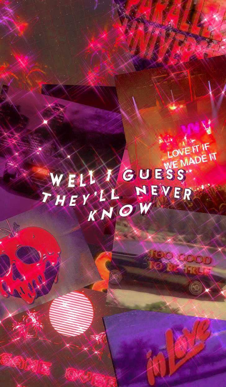 Baddie Aesthetic purple Wallpaper