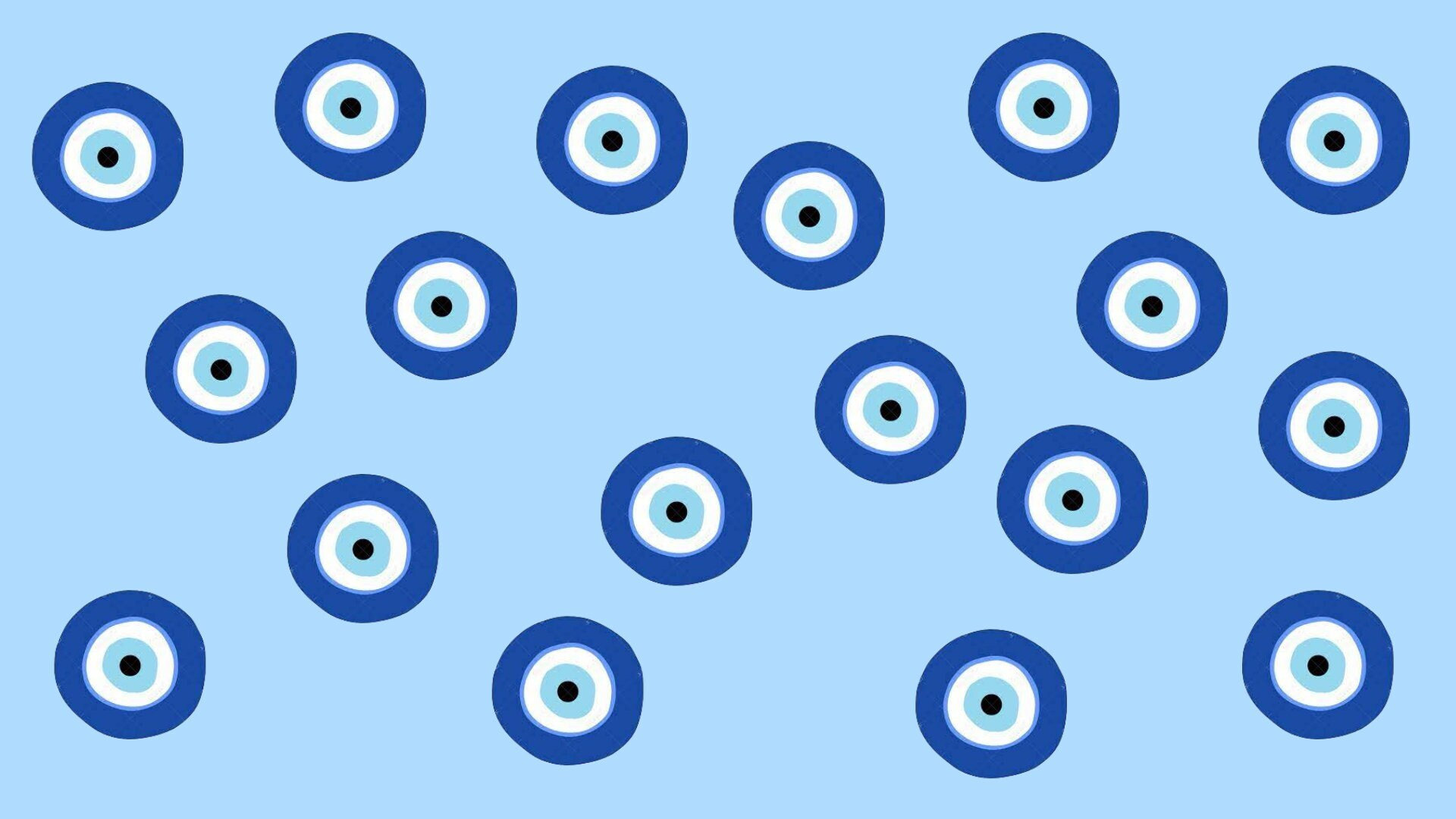 Cute Evil Eye Wallpaper for Computer