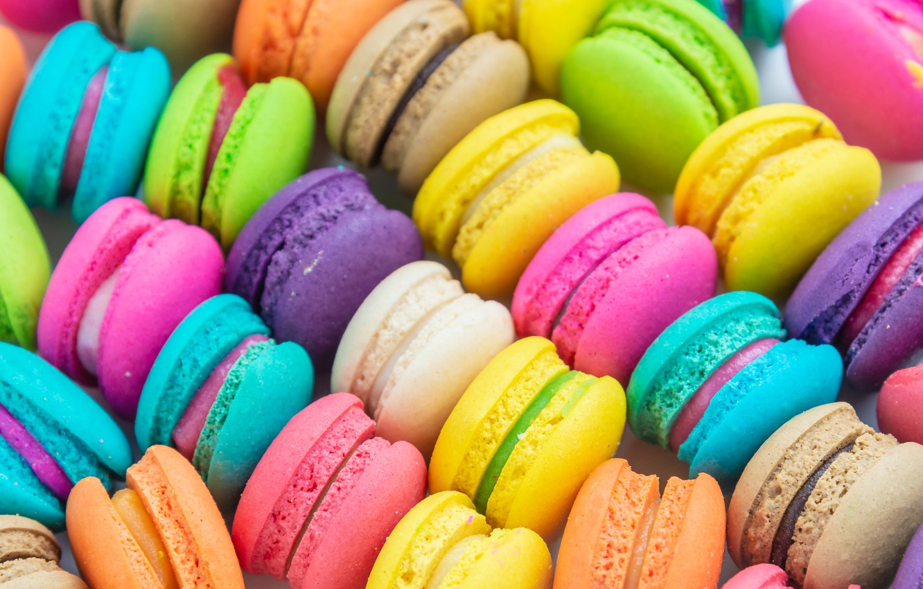 Wallpaper colorful, dessert, pink, cakes, sweet, sweet, dessert, bright, macaroon, french, macaron, macaroon image for desktop, section еда