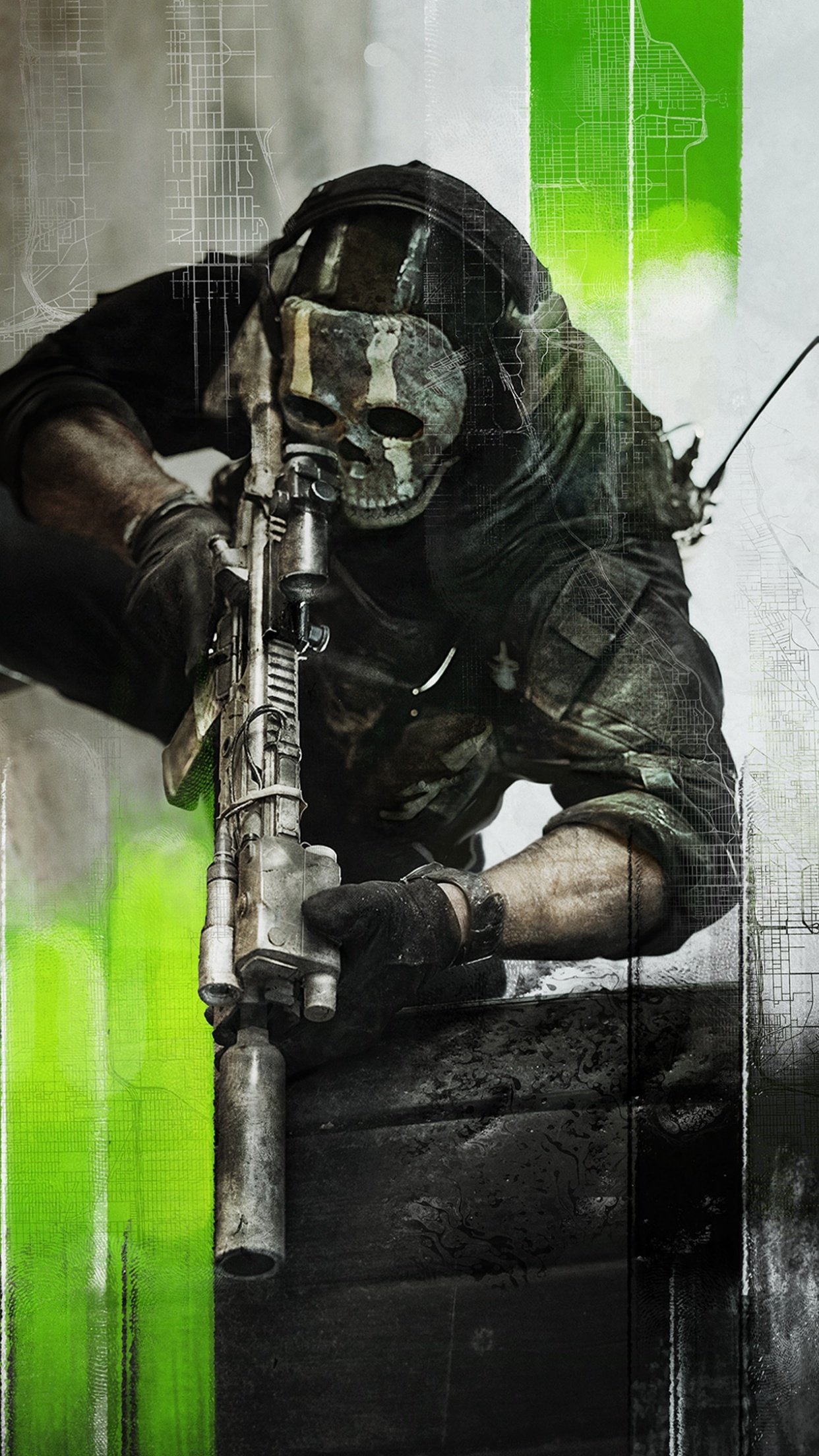 Ghost COD: Call of Duty: Modern Warfare 2 4K Wallpaper iPhone HD