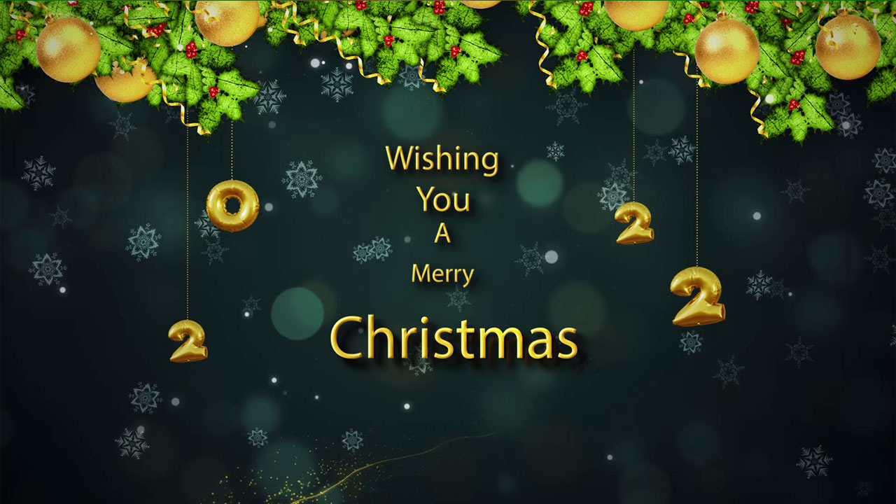 Merry Christmas and Happy New Year 2022. Christmas Wishes for Friends & Family Members. All Design Creative